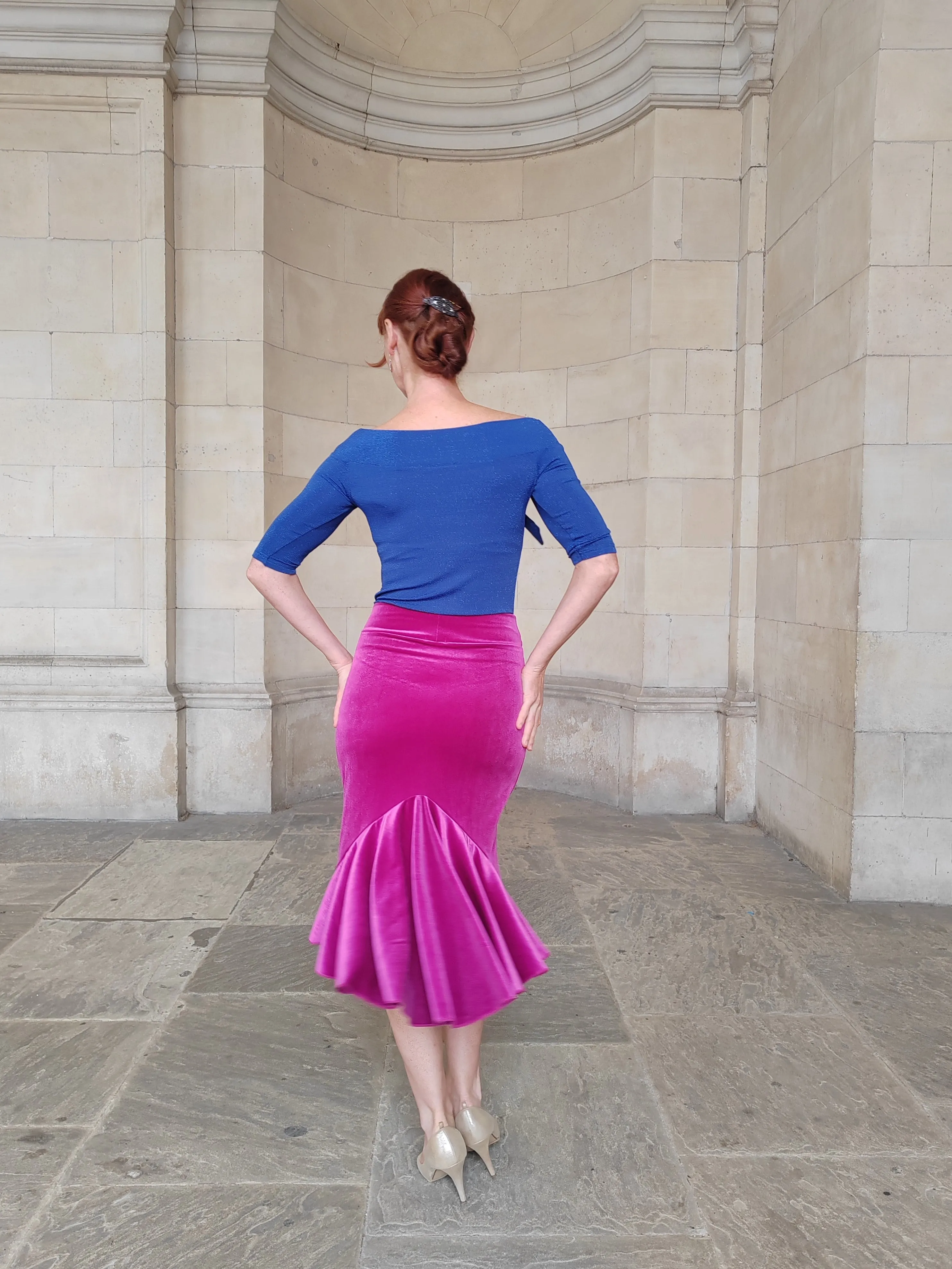 ALLEGRA Tango  Velvet skirt