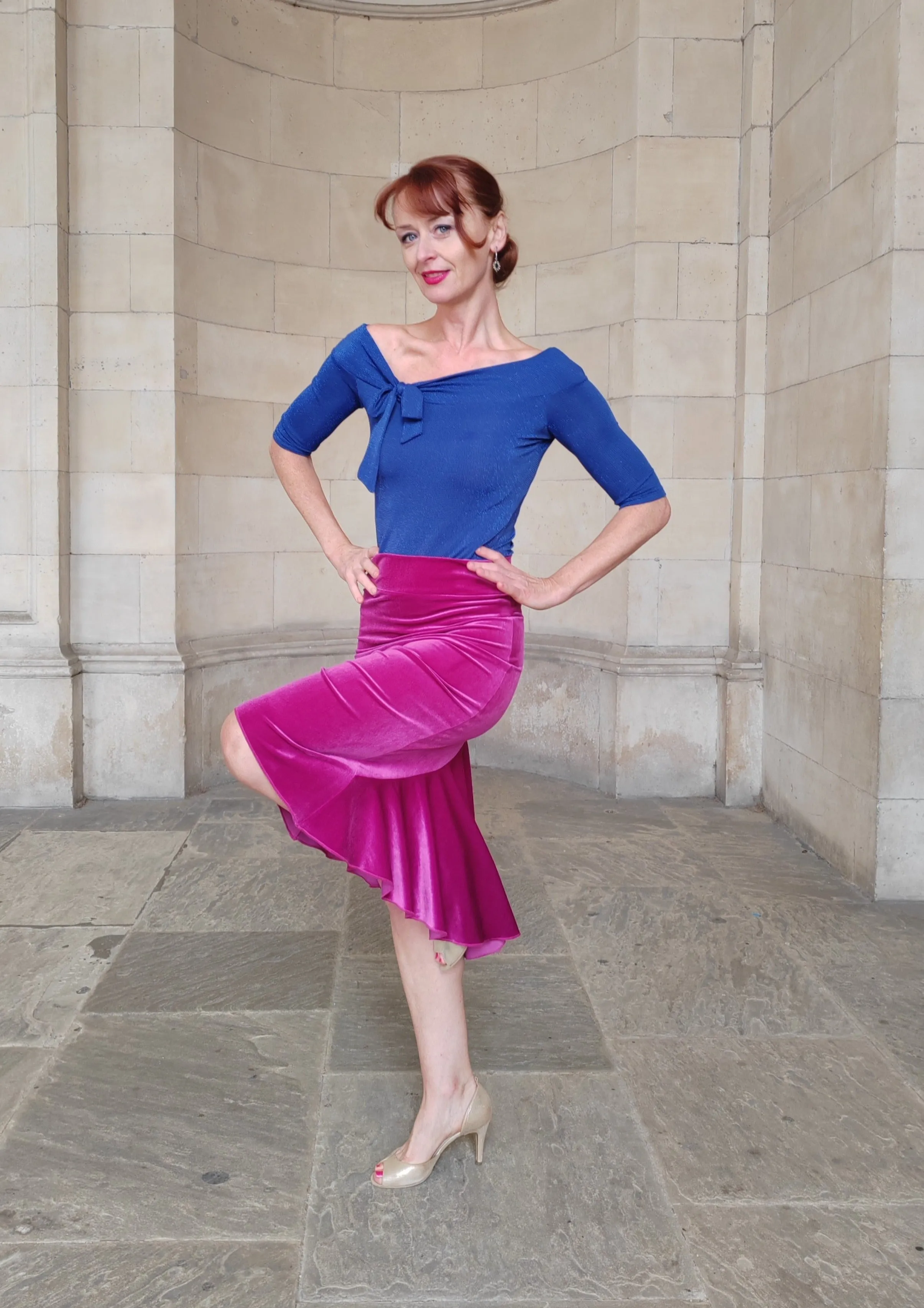 ALLEGRA Tango  Velvet skirt
