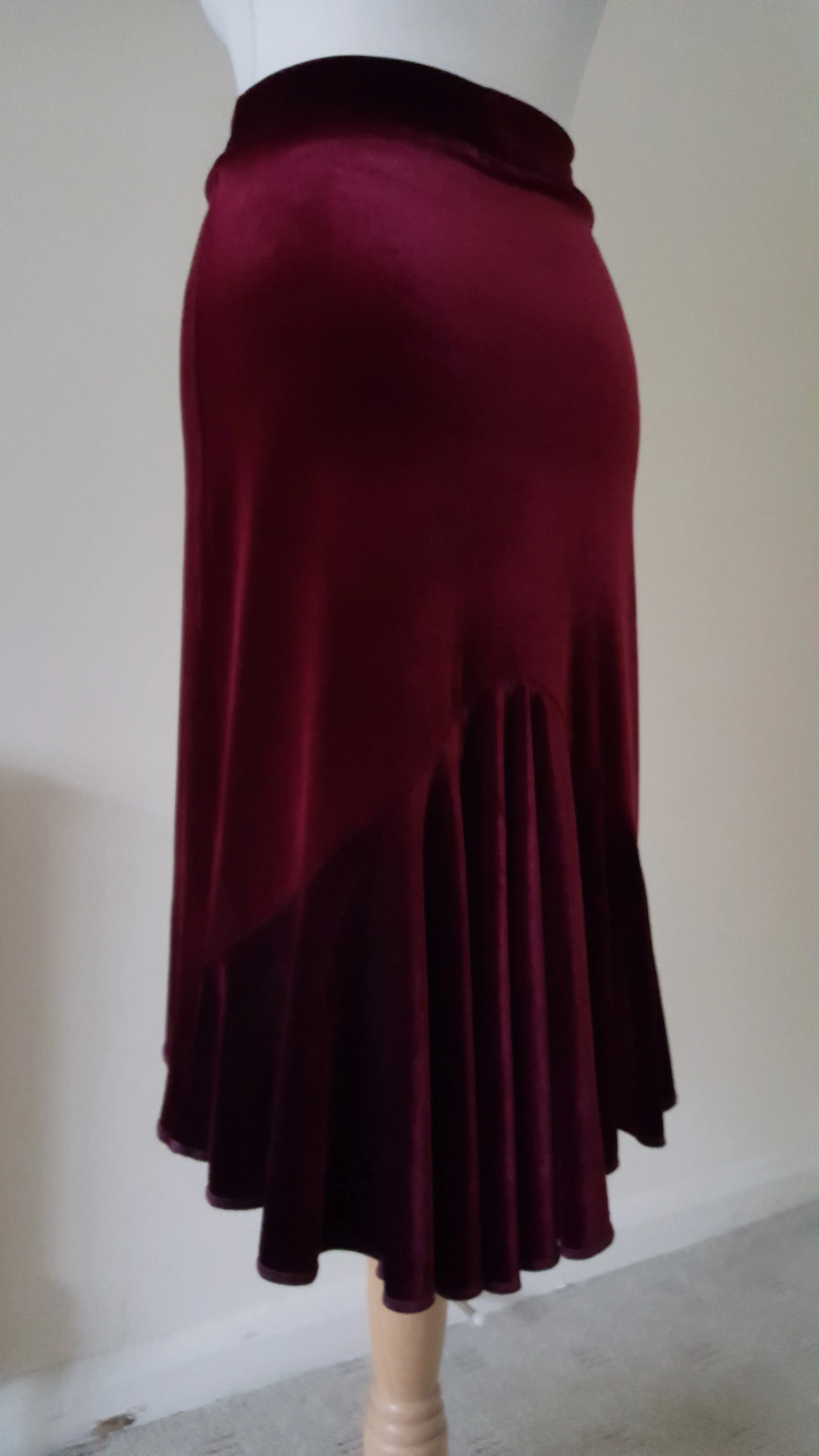 ALLEGRA Tango  Velvet skirt