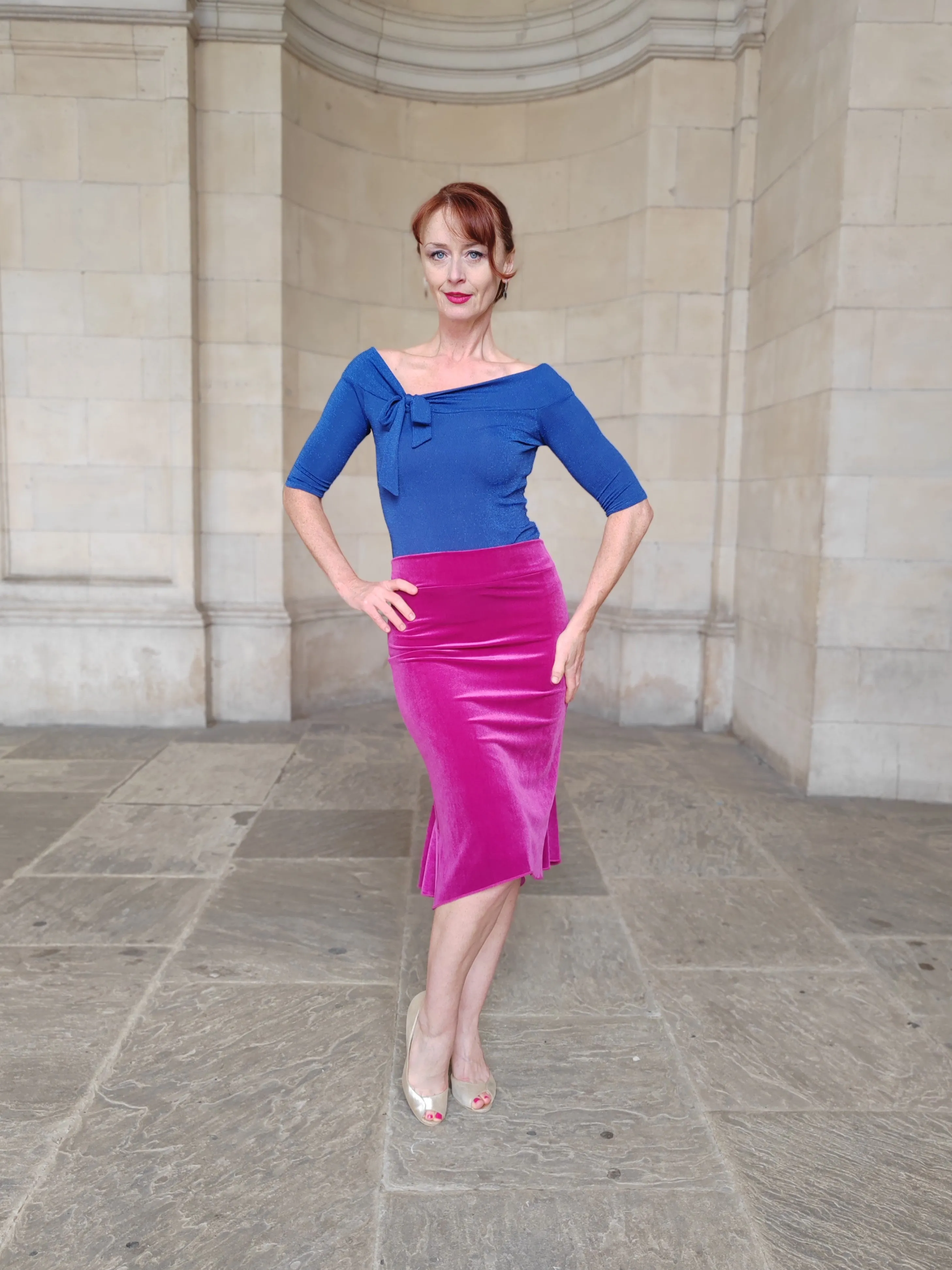 ALLEGRA Tango  Velvet skirt