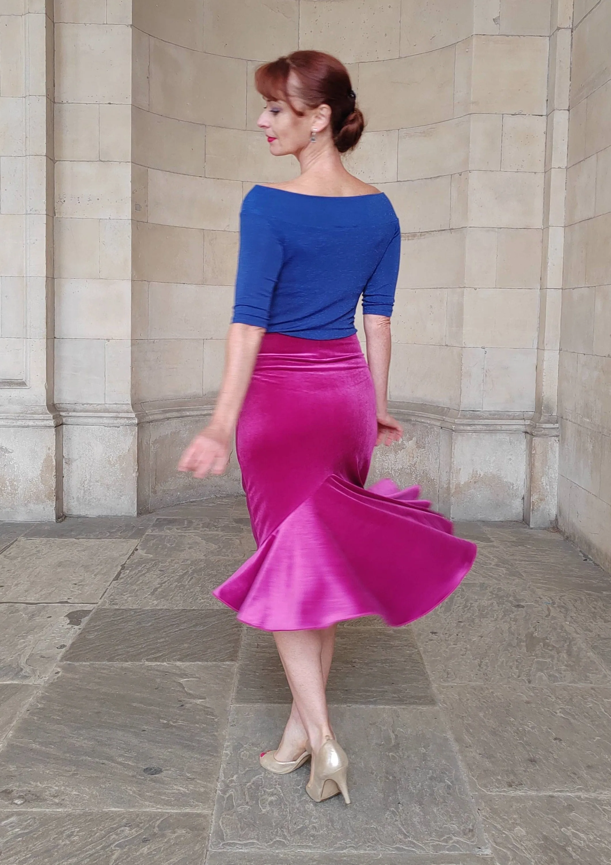 ALLEGRA Tango  Velvet skirt