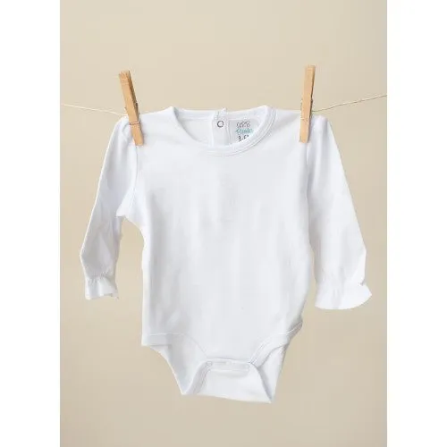 Applique Monogram Baby Bodysuit