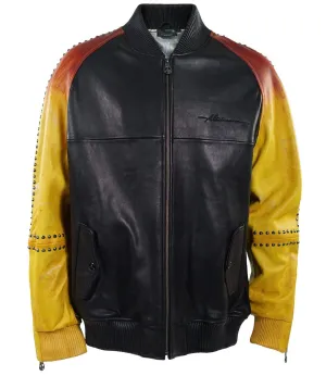 Artistry and Edge Hand-Painted Bomber