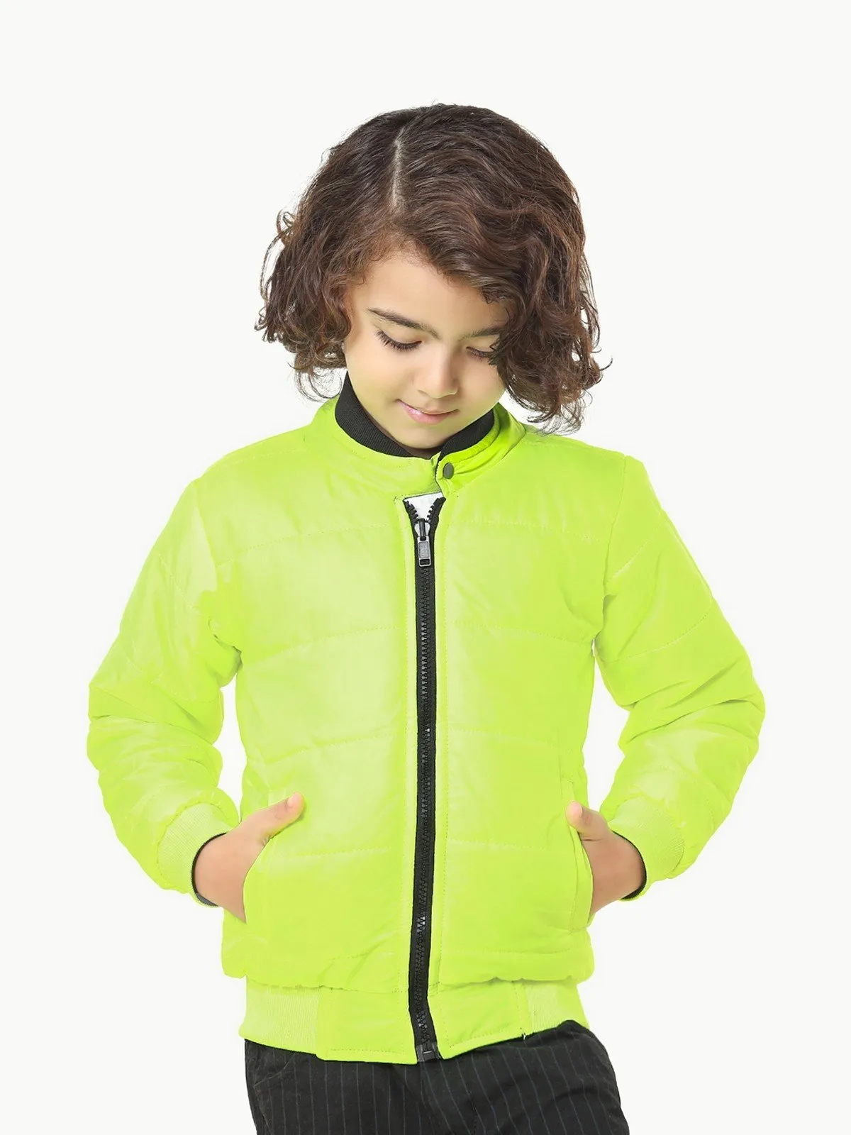 Boy's Black Neon Jacket - EBTJP22-001