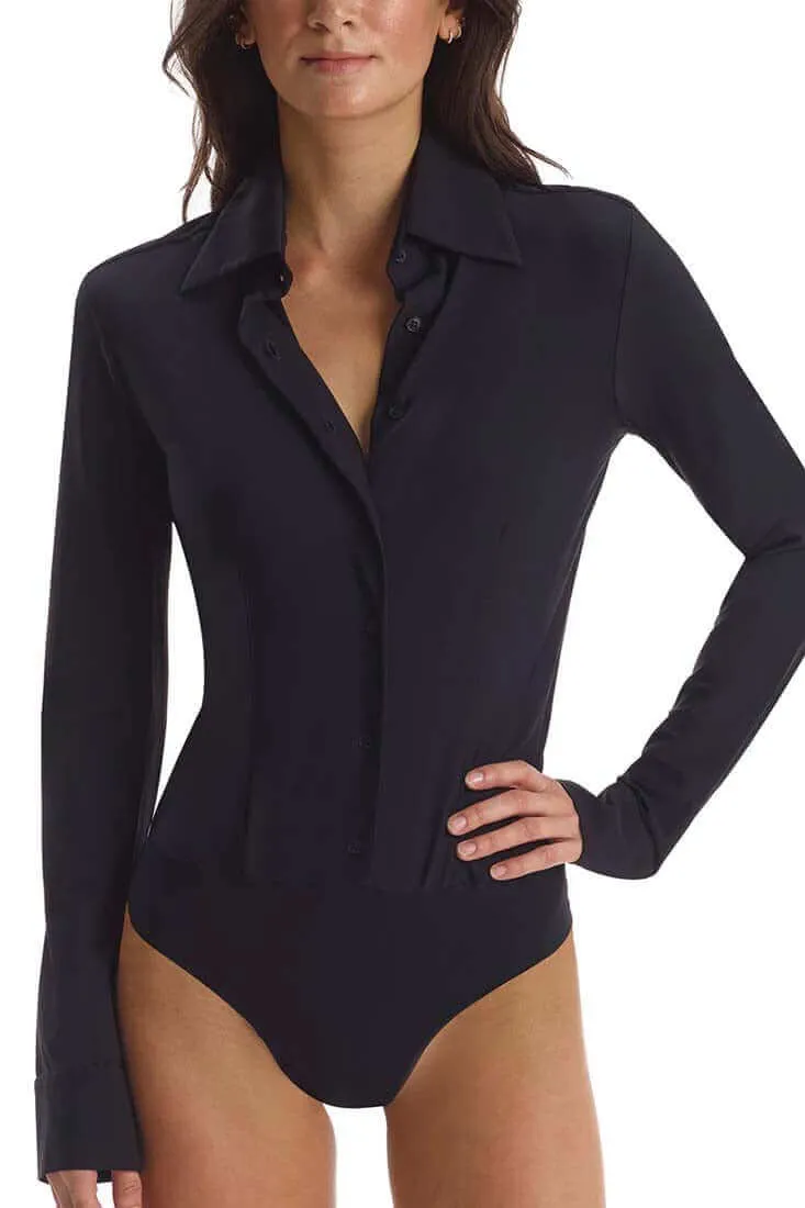 Classic Button Down Bodysuit
