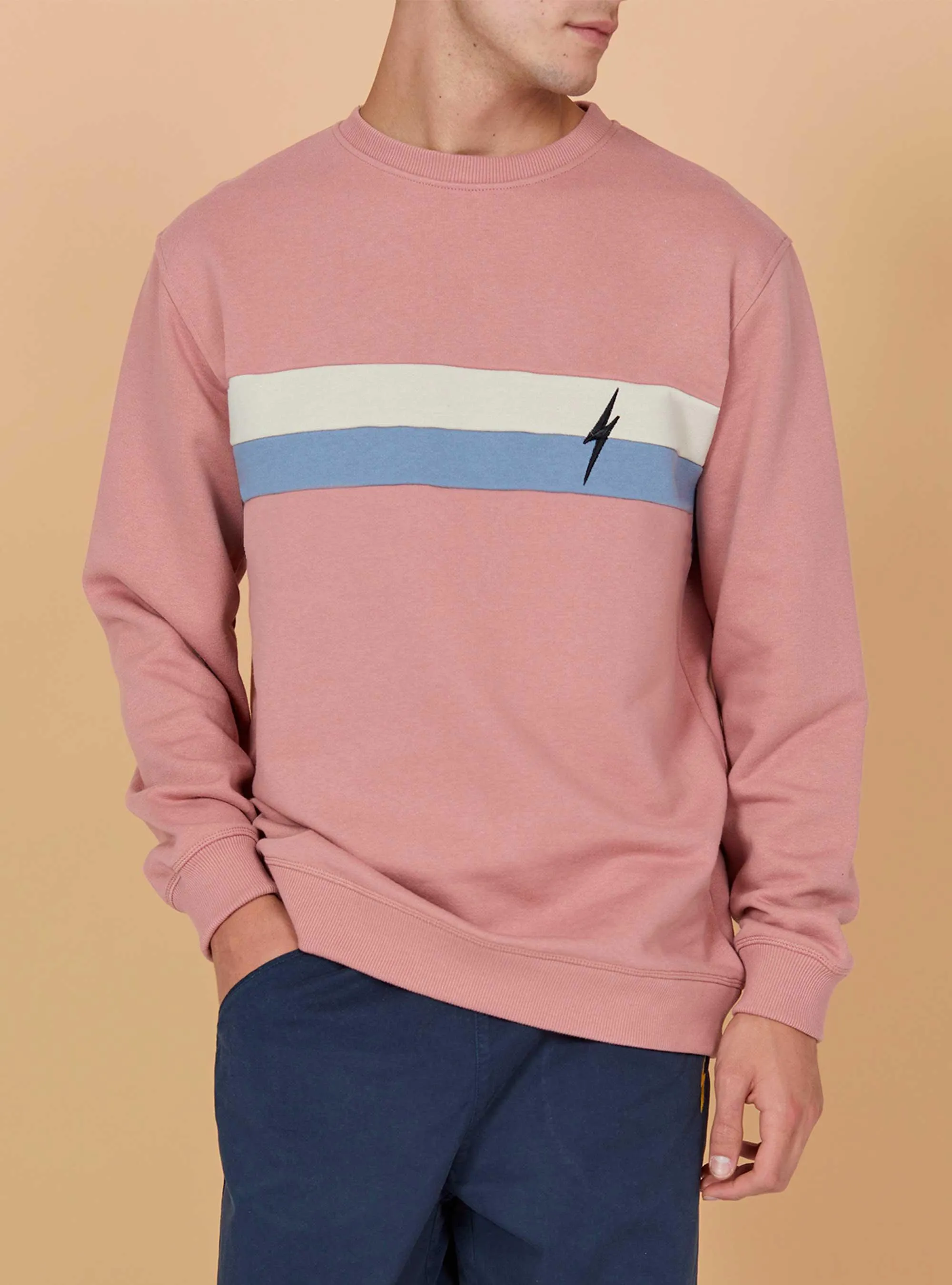 COLOR BLOCK REGULAR SWEATSHIRT
