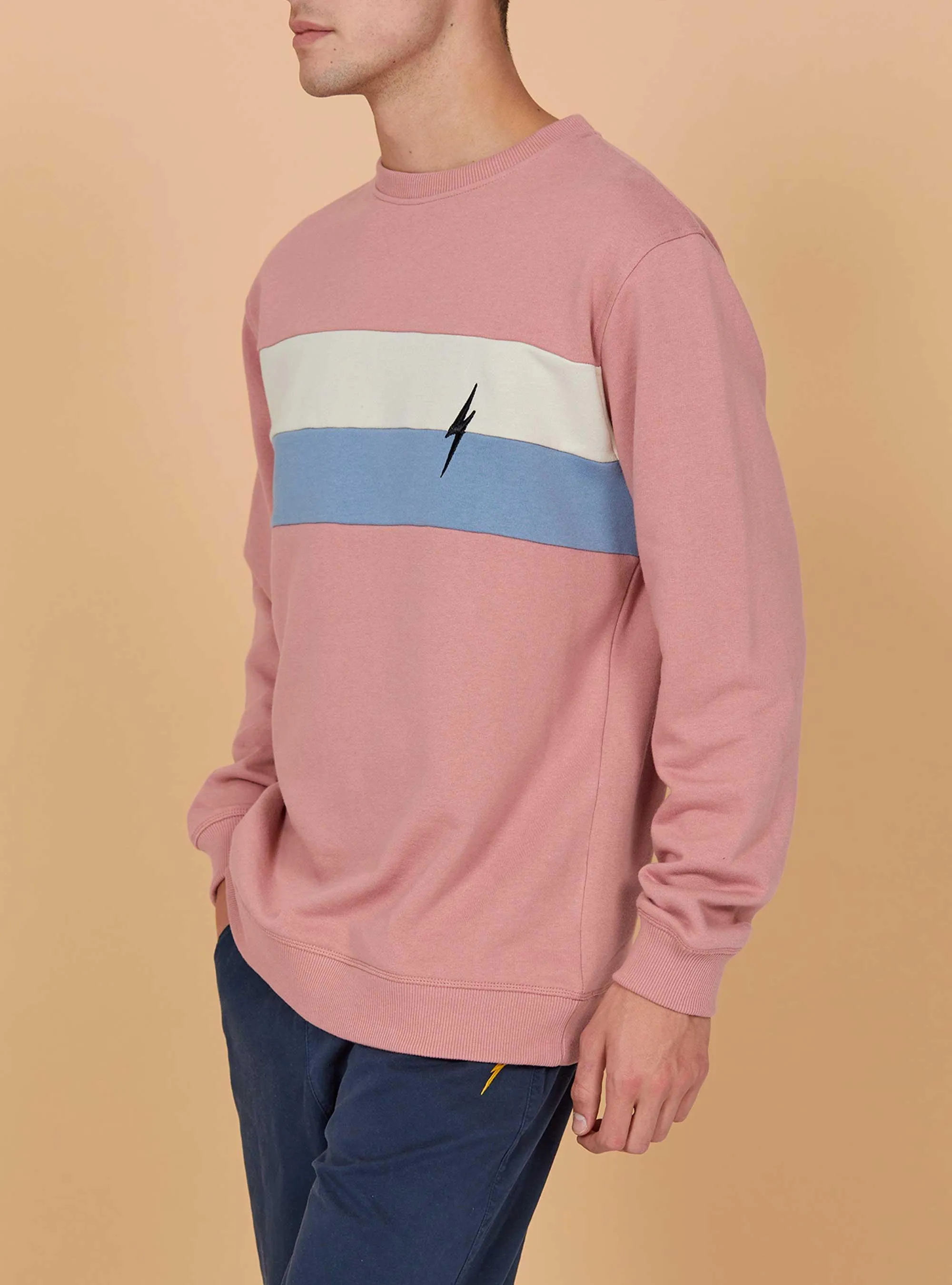 COLOR BLOCK REGULAR SWEATSHIRT