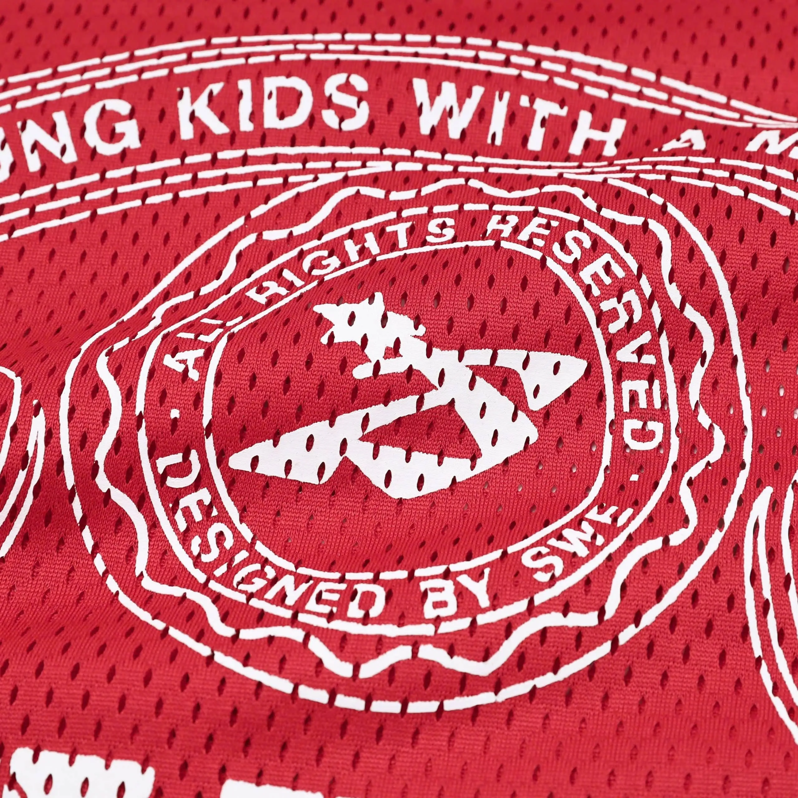 CREW LS JERSEY - BLACK/RED