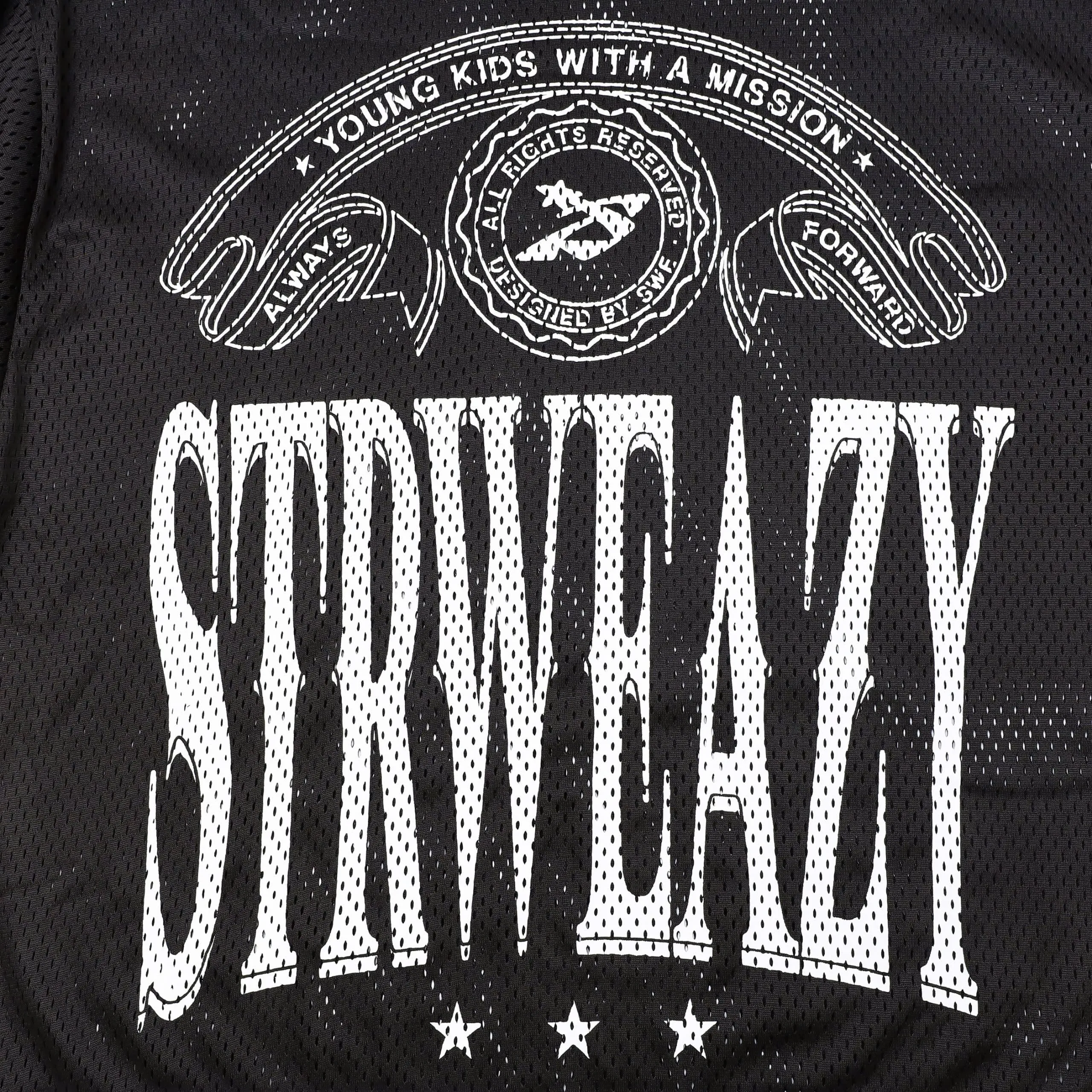 CREW LS JERSEY - BLACK/RED