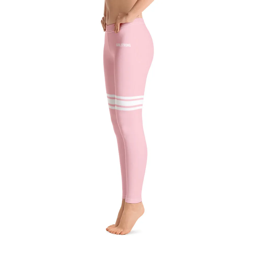 ELEVATED ESSENTIALS, SLIM AND SCULPT LEGGING THIGH HIGH BALLET PINK