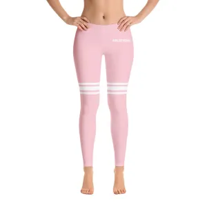 ELEVATED ESSENTIALS, SLIM AND SCULPT LEGGING THIGH HIGH BALLET PINK