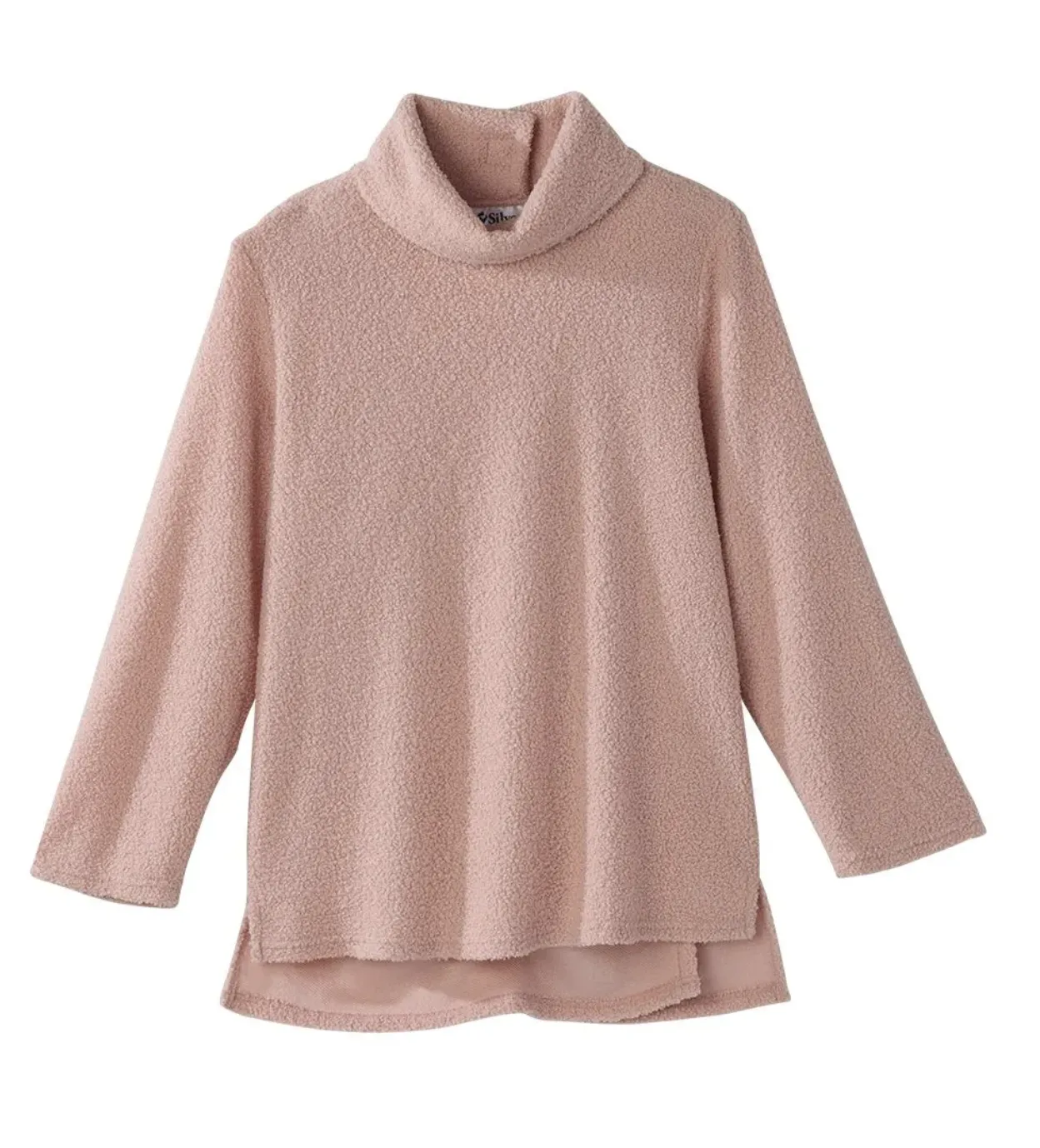 Fashionable Disabled Clothing Open Back Turtleneck Top