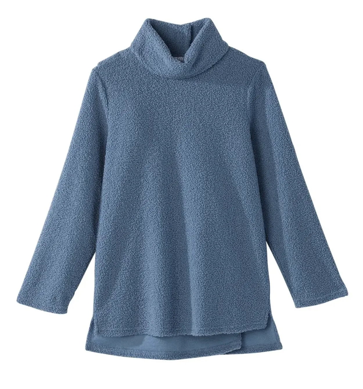 Fashionable Disabled Clothing Open Back Turtleneck Top