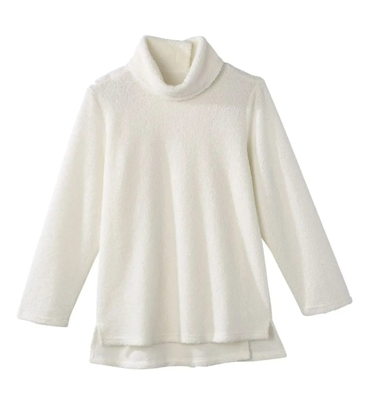 Fashionable Disabled Clothing Open Back Turtleneck Top
