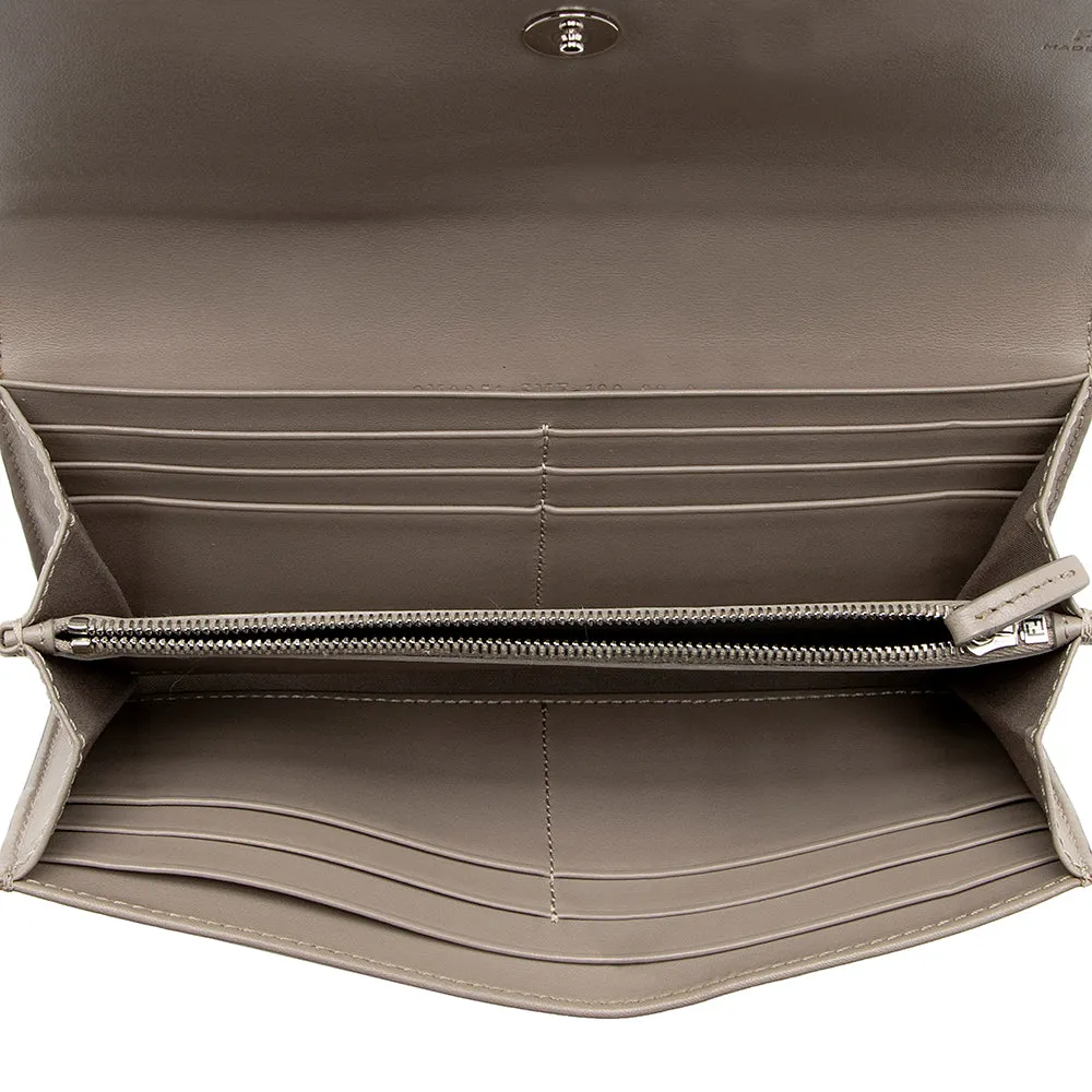 Fendi Calfskin By The Way Continental Wallet (SHF-17993)