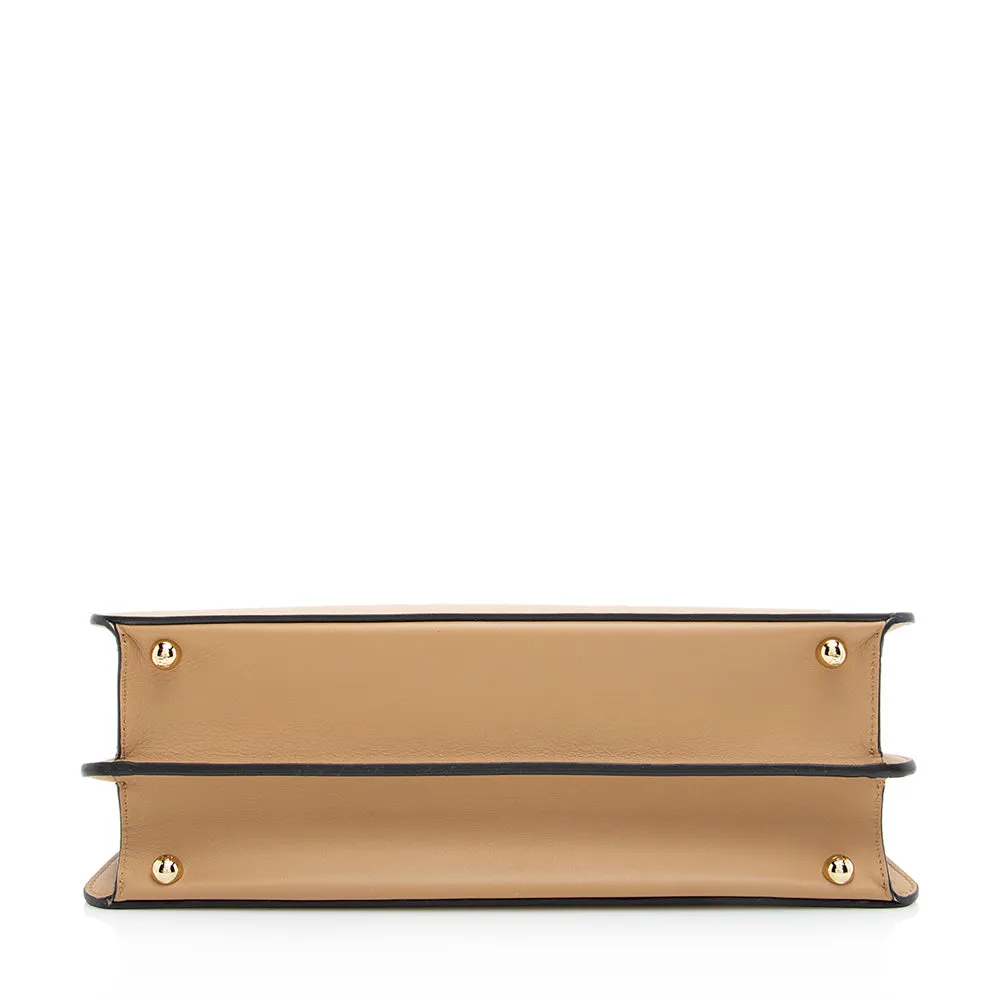 Fendi Calfskin Peekaboo Medium Satchel (SHF-18868)