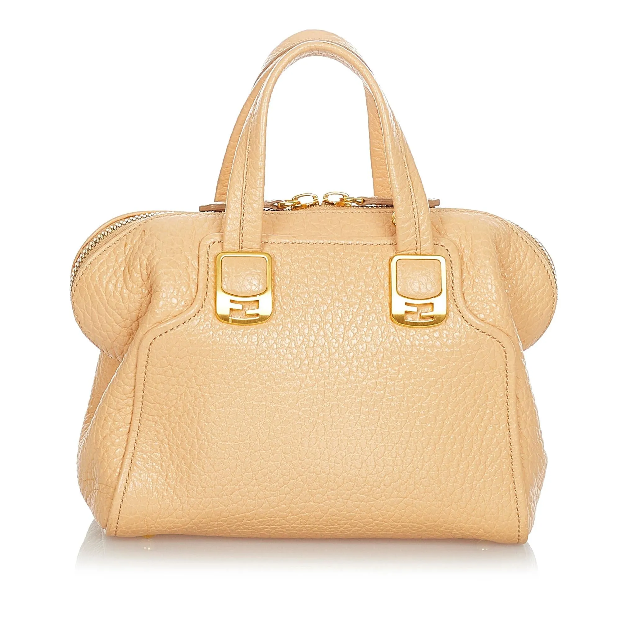 Fendi Chameleon Leather Satchel (SHG-23547)