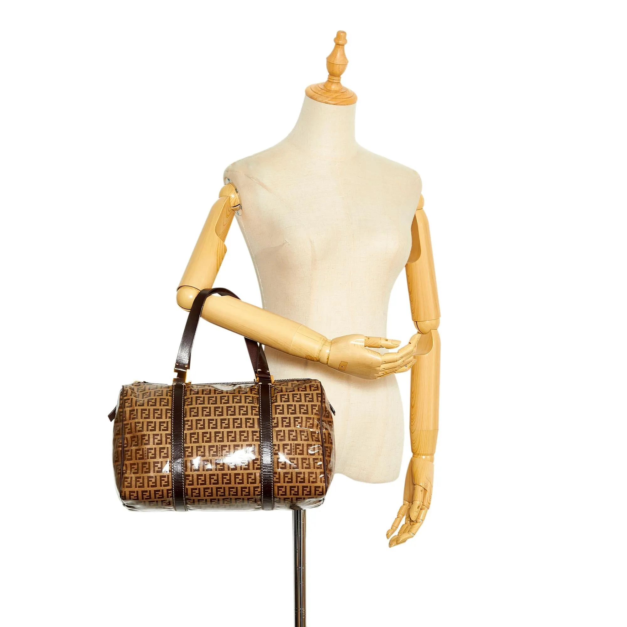 Fendi Crystal Zucchino Boston Bag (SHG-MmeMkw)