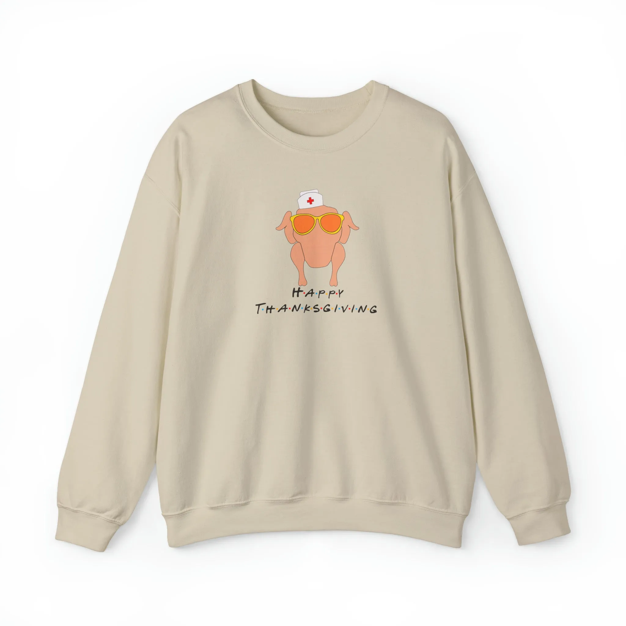 Happy Thanksgiving Nurse Unisex Heavy Blend™ Crewneck Sweatshirt