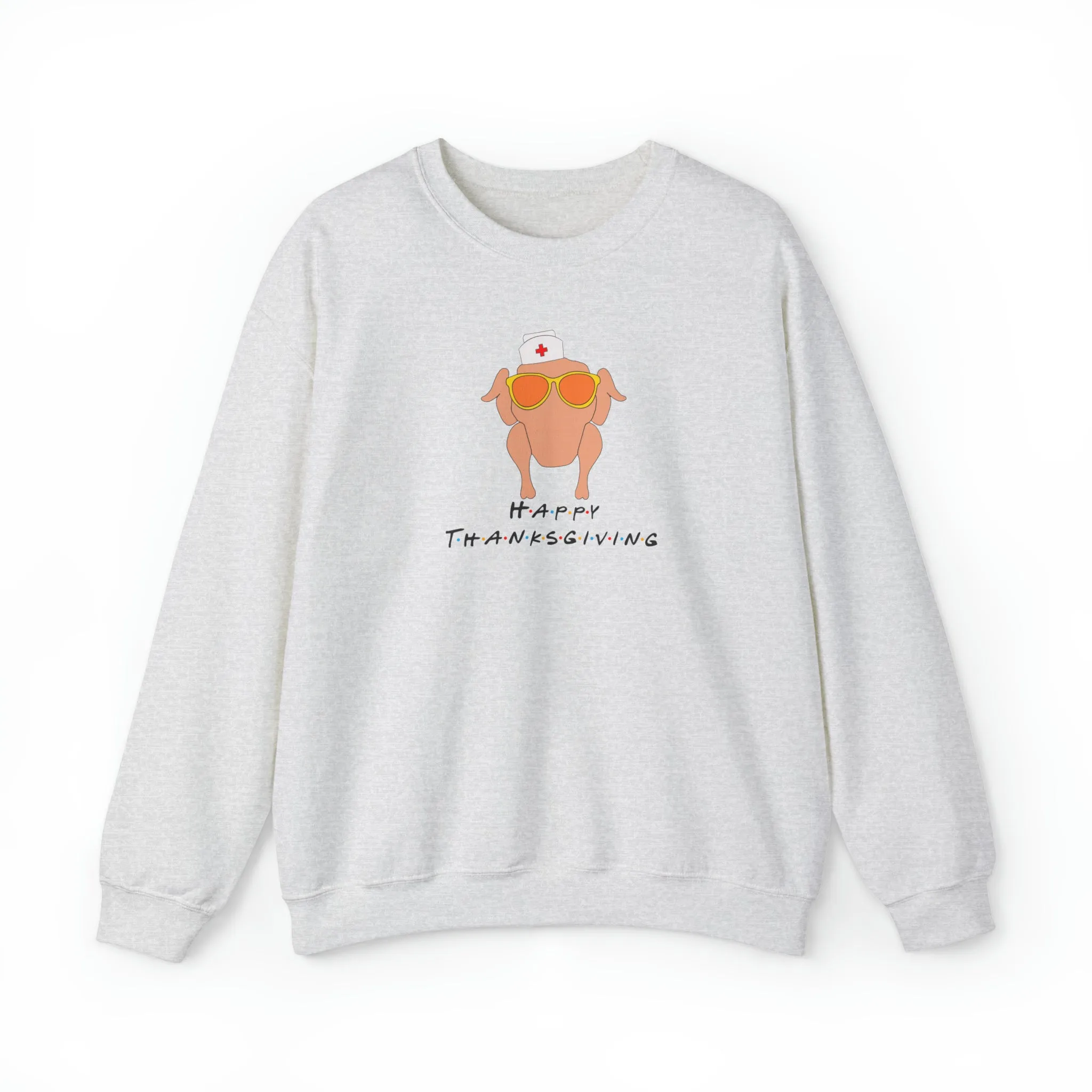 Happy Thanksgiving Nurse Unisex Heavy Blend™ Crewneck Sweatshirt