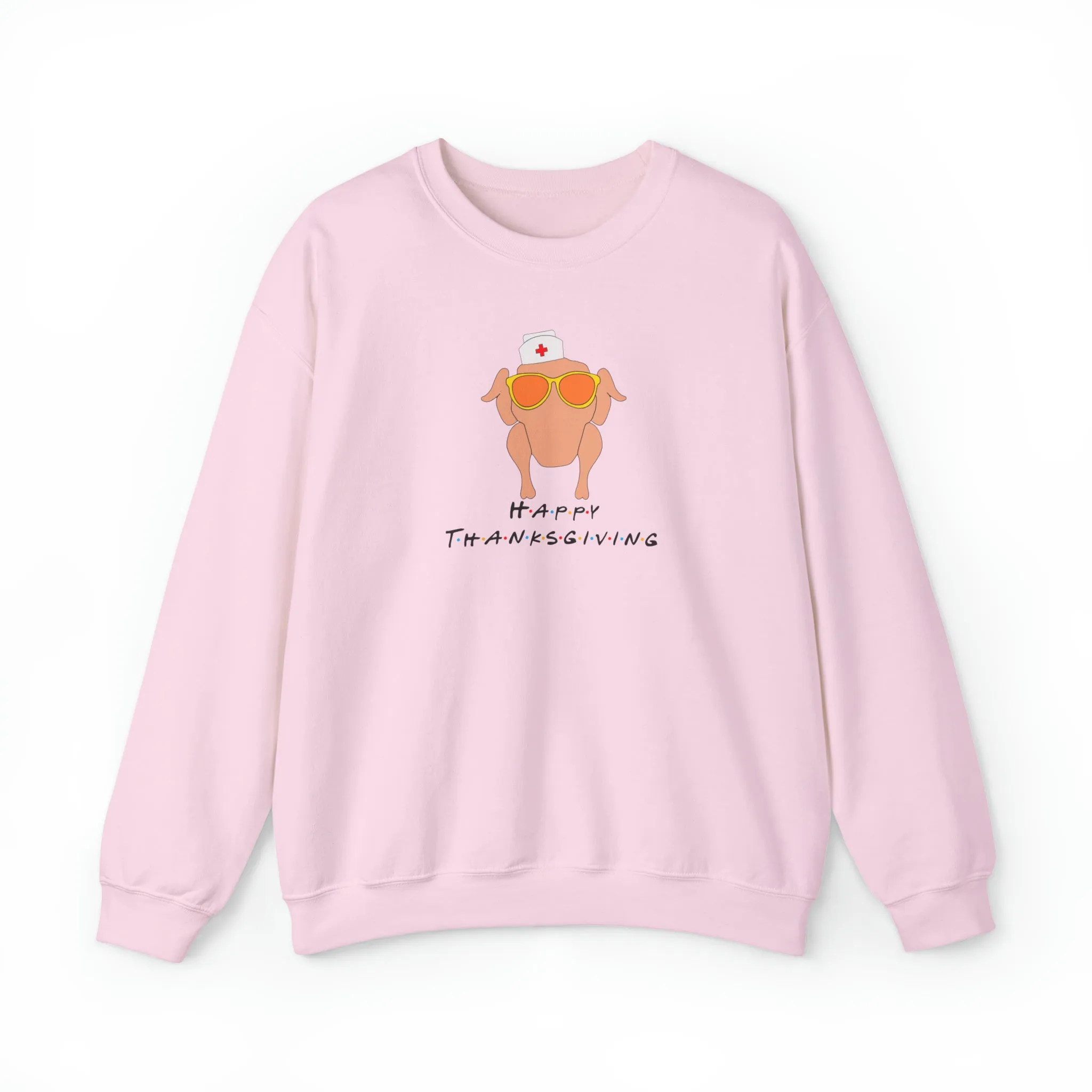 Happy Thanksgiving Nurse Unisex Heavy Blend™ Crewneck Sweatshirt