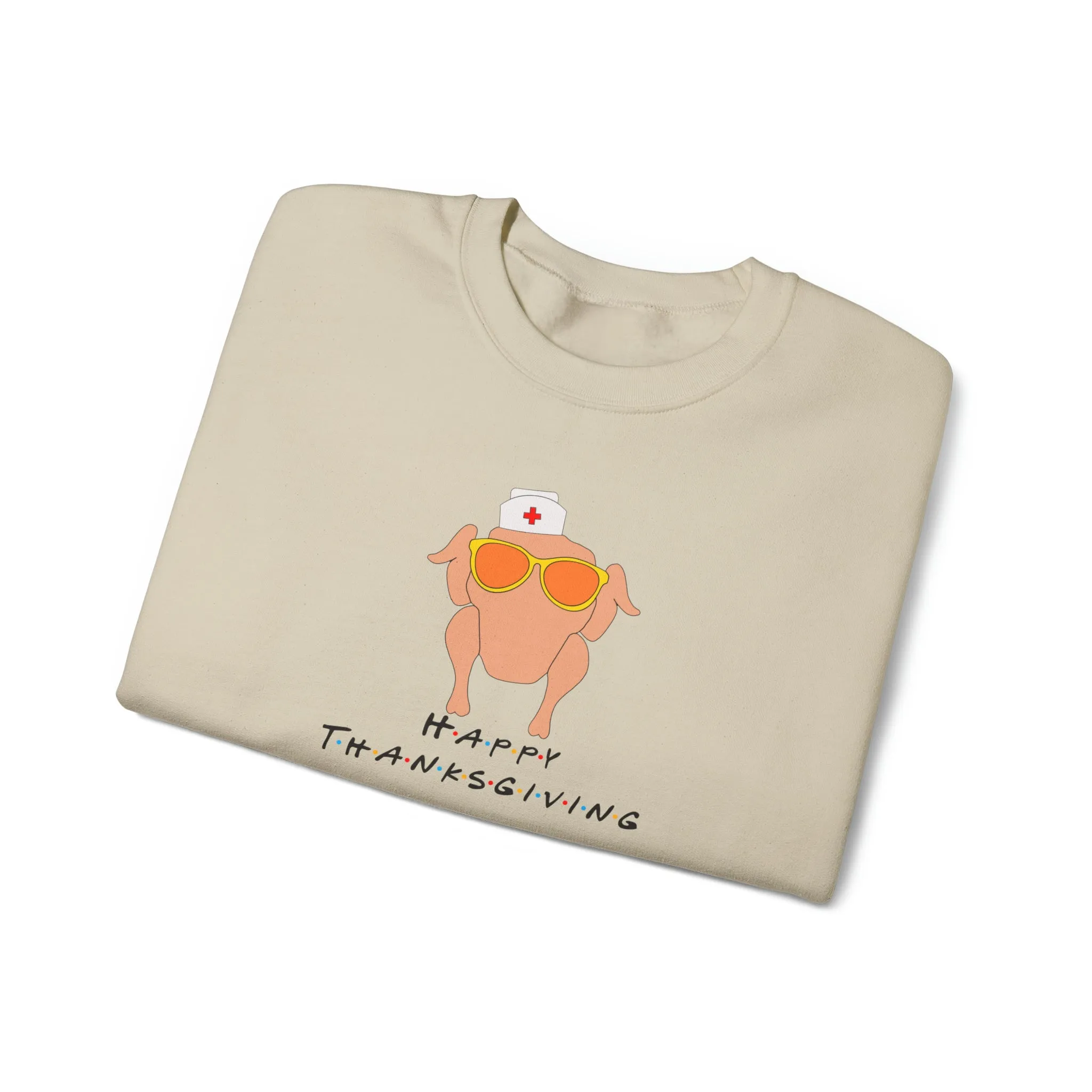 Happy Thanksgiving Nurse Unisex Heavy Blend™ Crewneck Sweatshirt