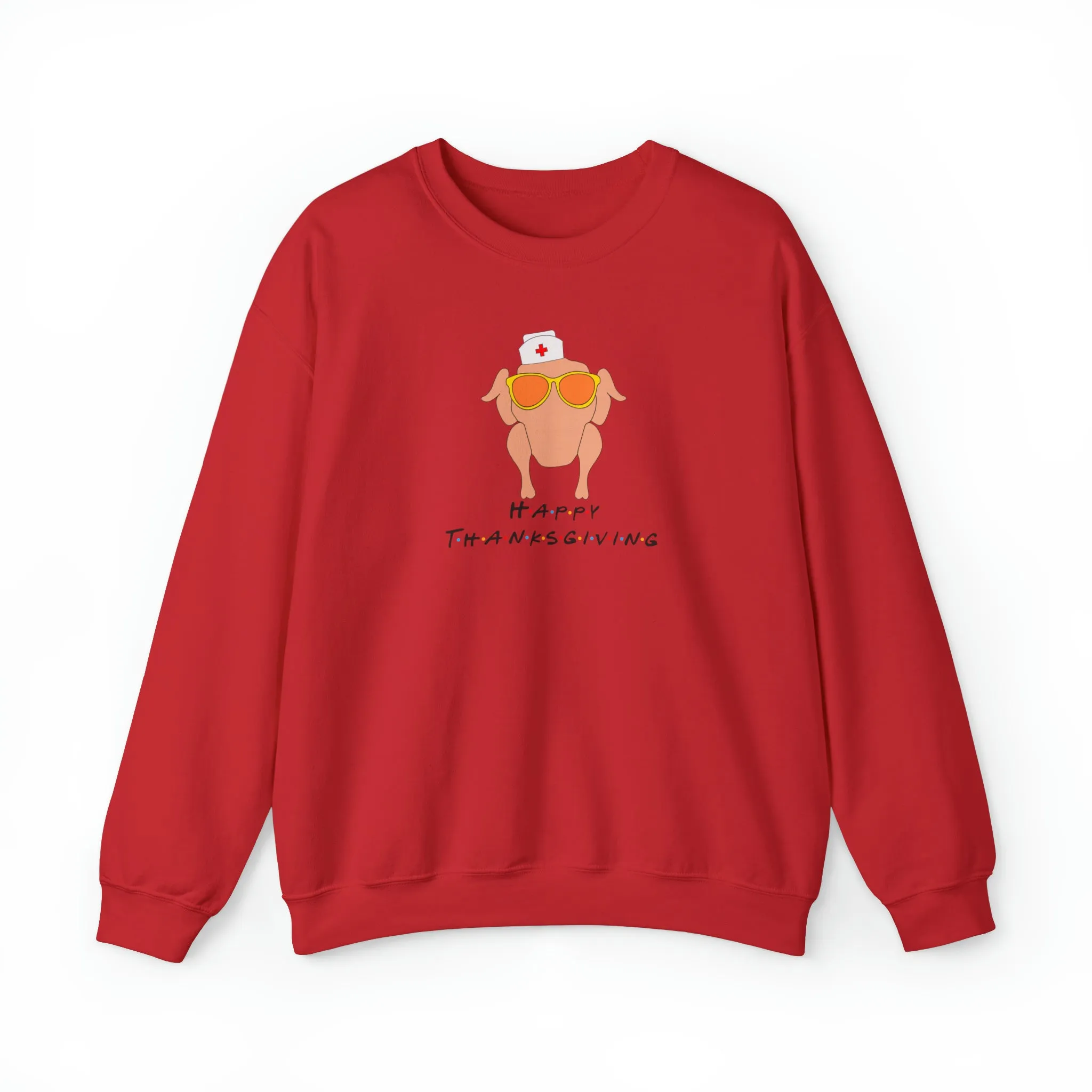 Happy Thanksgiving Nurse Unisex Heavy Blend™ Crewneck Sweatshirt