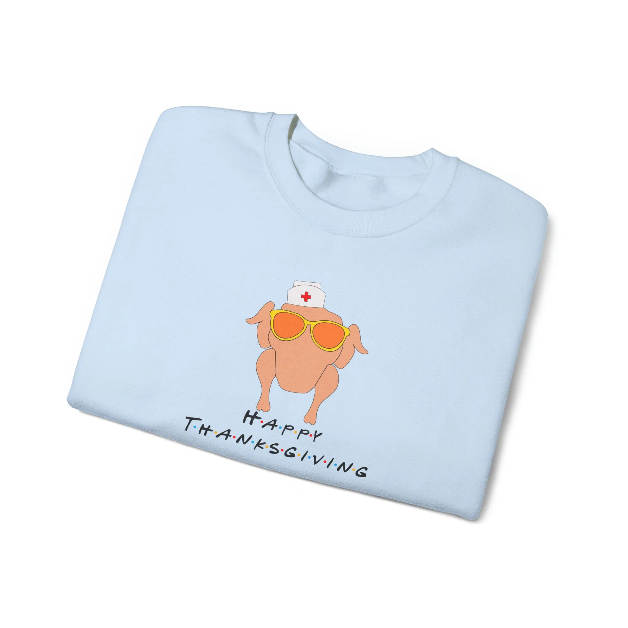 Happy Thanksgiving Nurse Unisex Heavy Blend™ Crewneck Sweatshirt