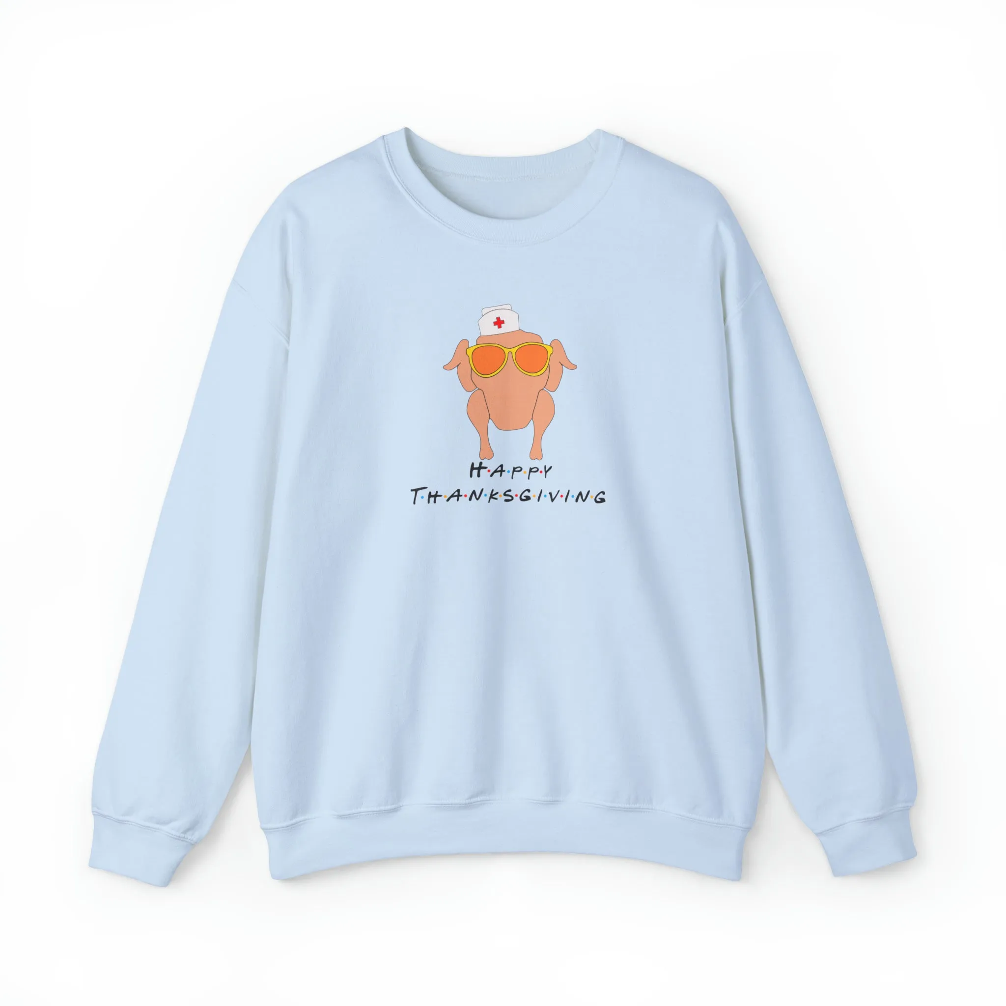 Happy Thanksgiving Nurse Unisex Heavy Blend™ Crewneck Sweatshirt