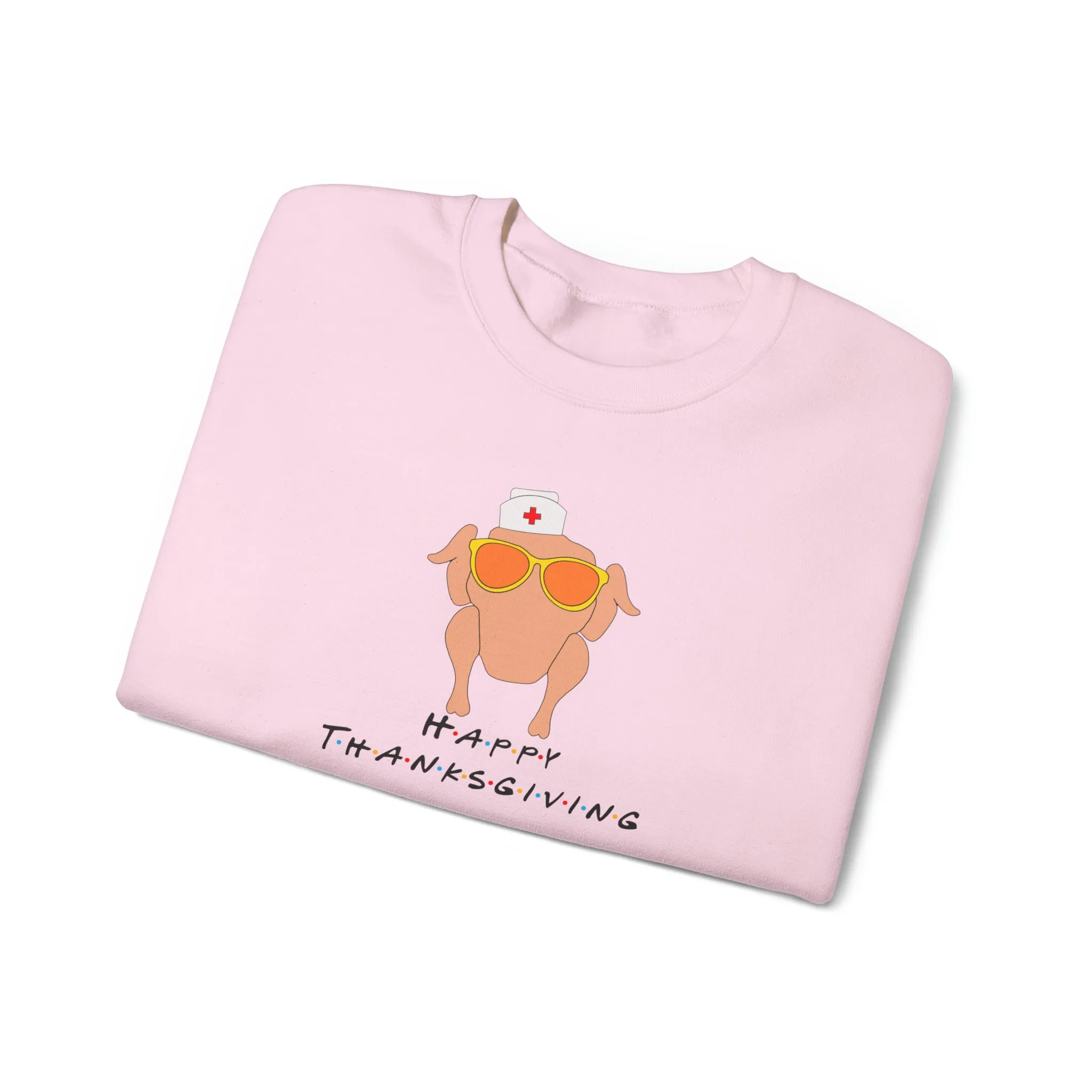 Happy Thanksgiving Nurse Unisex Heavy Blend™ Crewneck Sweatshirt