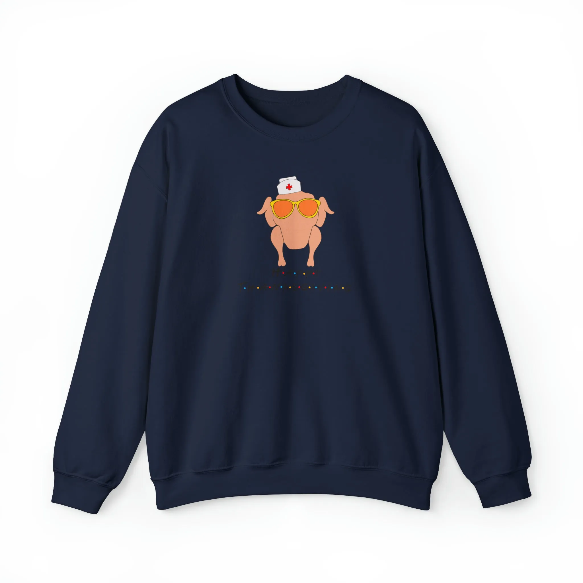 Happy Thanksgiving Nurse Unisex Heavy Blend™ Crewneck Sweatshirt