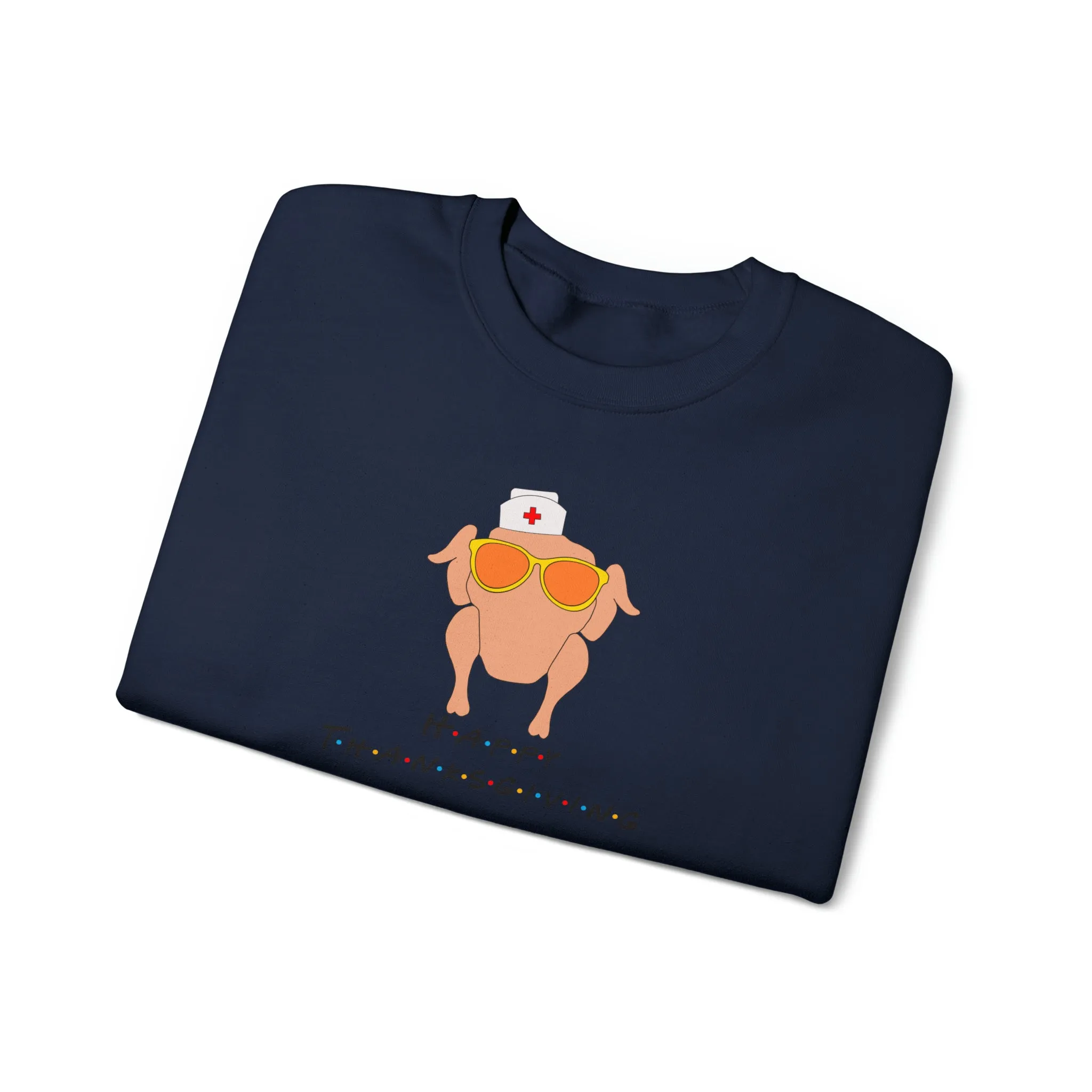 Happy Thanksgiving Nurse Unisex Heavy Blend™ Crewneck Sweatshirt
