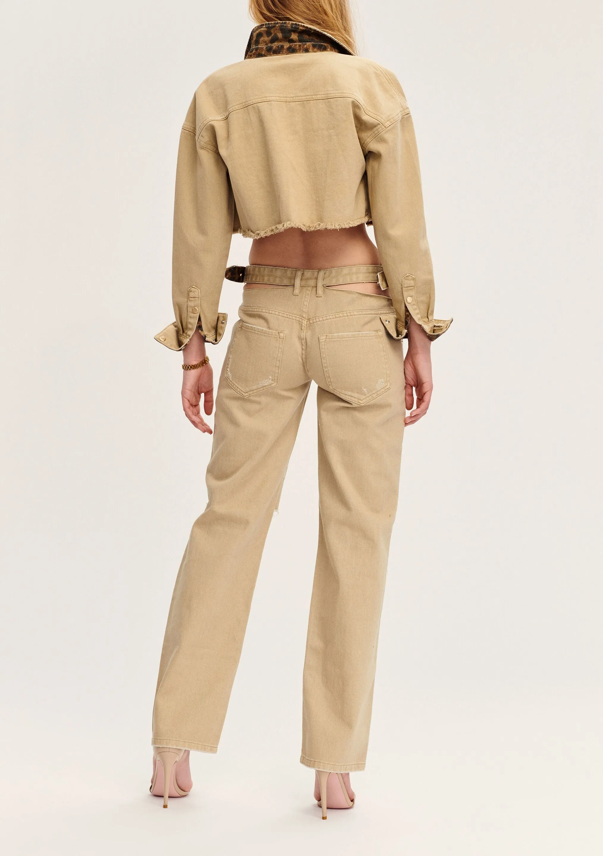 Ivy Cropped Denim Jacket