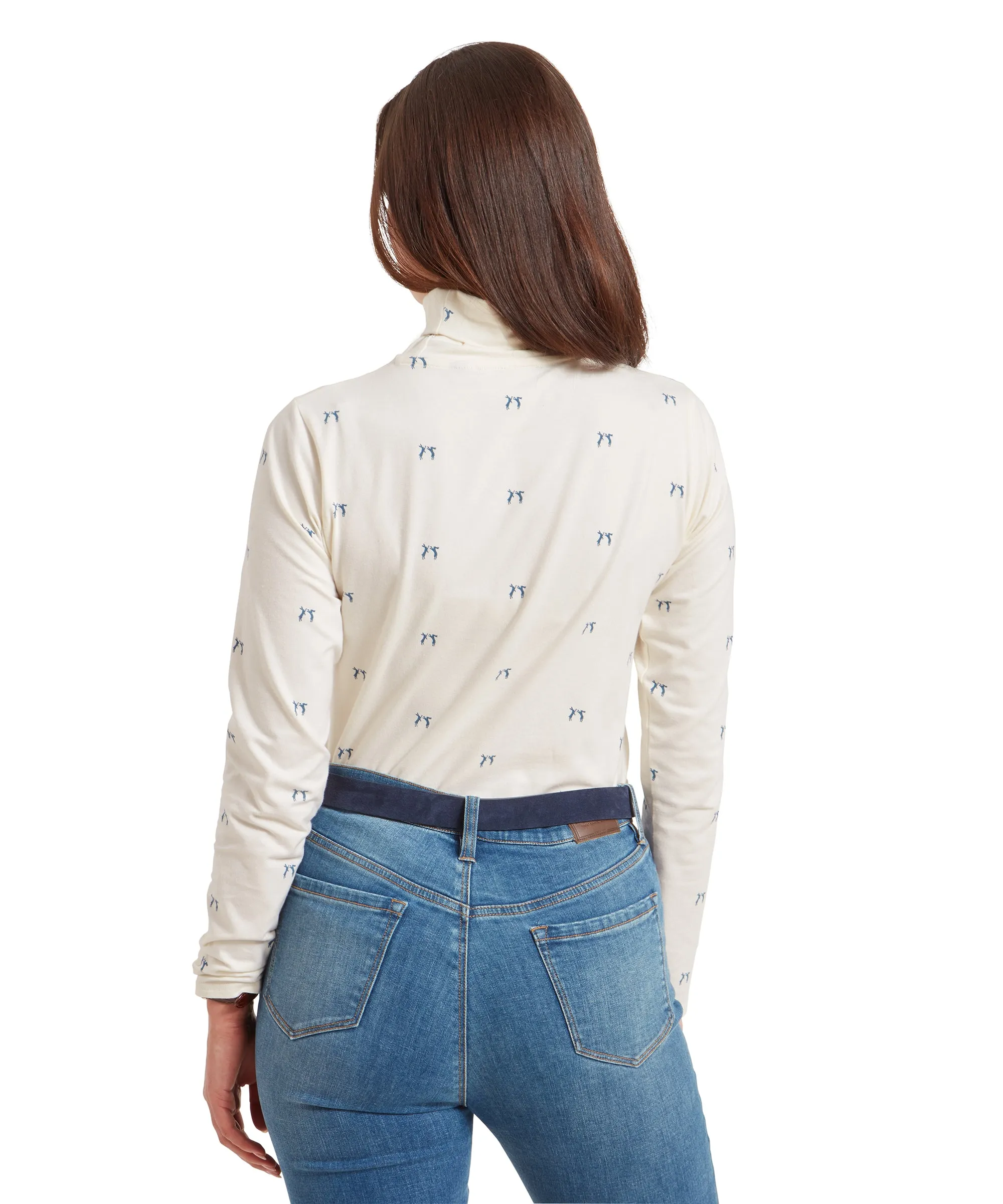Malham Top - Vintage Navy Hare