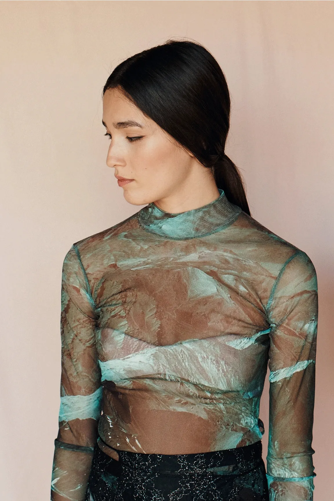 Mara Sheer Top - Landscape