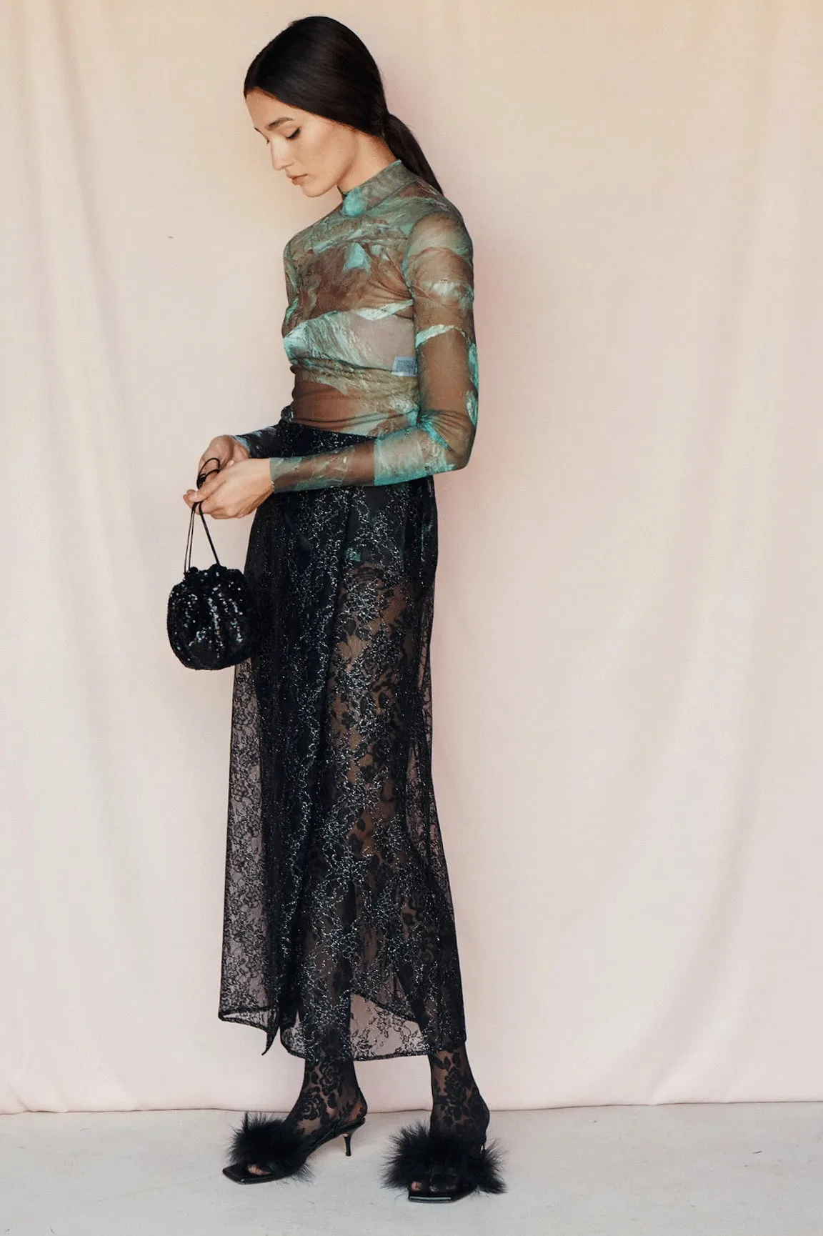 Mara Sheer Top - Landscape