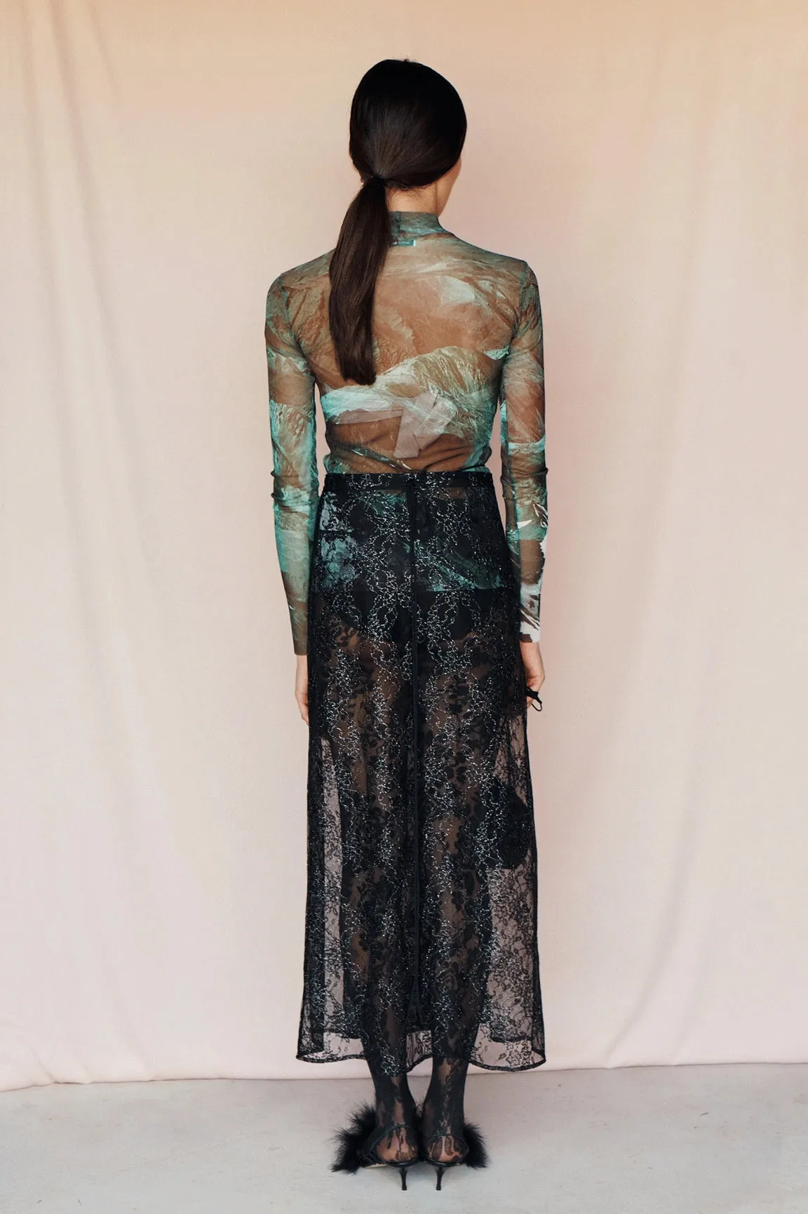 Mara Sheer Top - Landscape