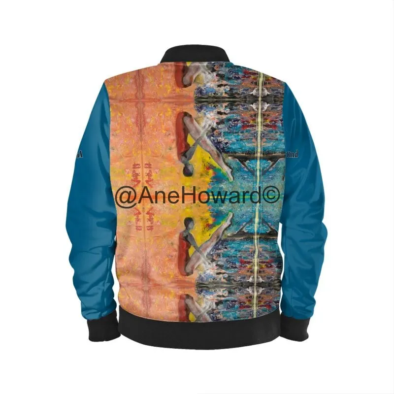 Men's Bomber Jacket Swan Dive Graffiti