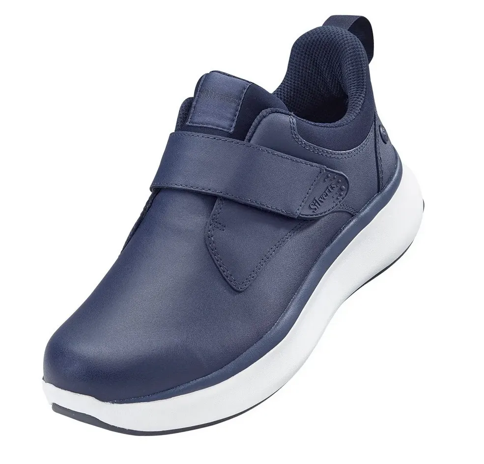 Men's Extra Wide Walking Shoes No Laces - Single Strap Closure