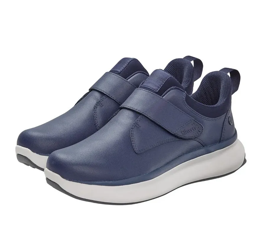 Men's Extra Wide Walking Shoes No Laces - Single Strap Closure