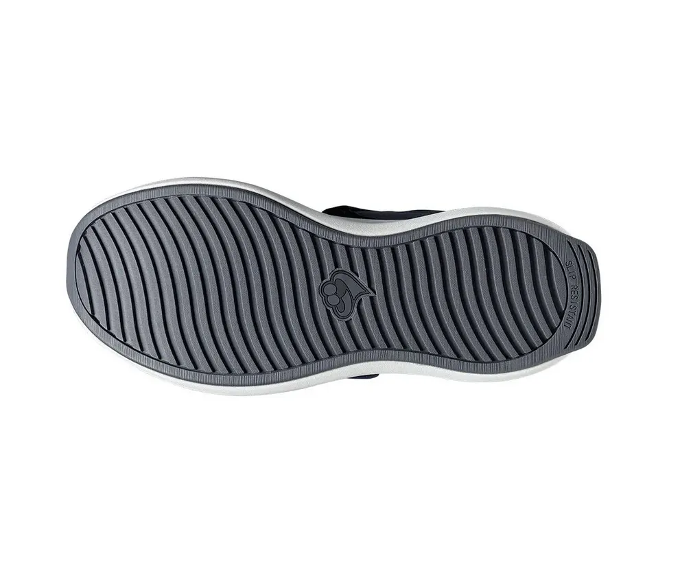 Men's Extra Wide Walking Shoes No Laces - Single Strap Closure