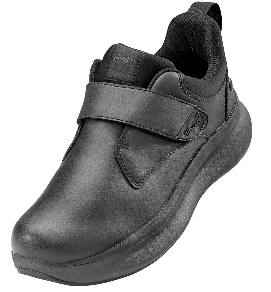 Men's Extra Wide Walking Shoes No Laces - Single Strap Closure
