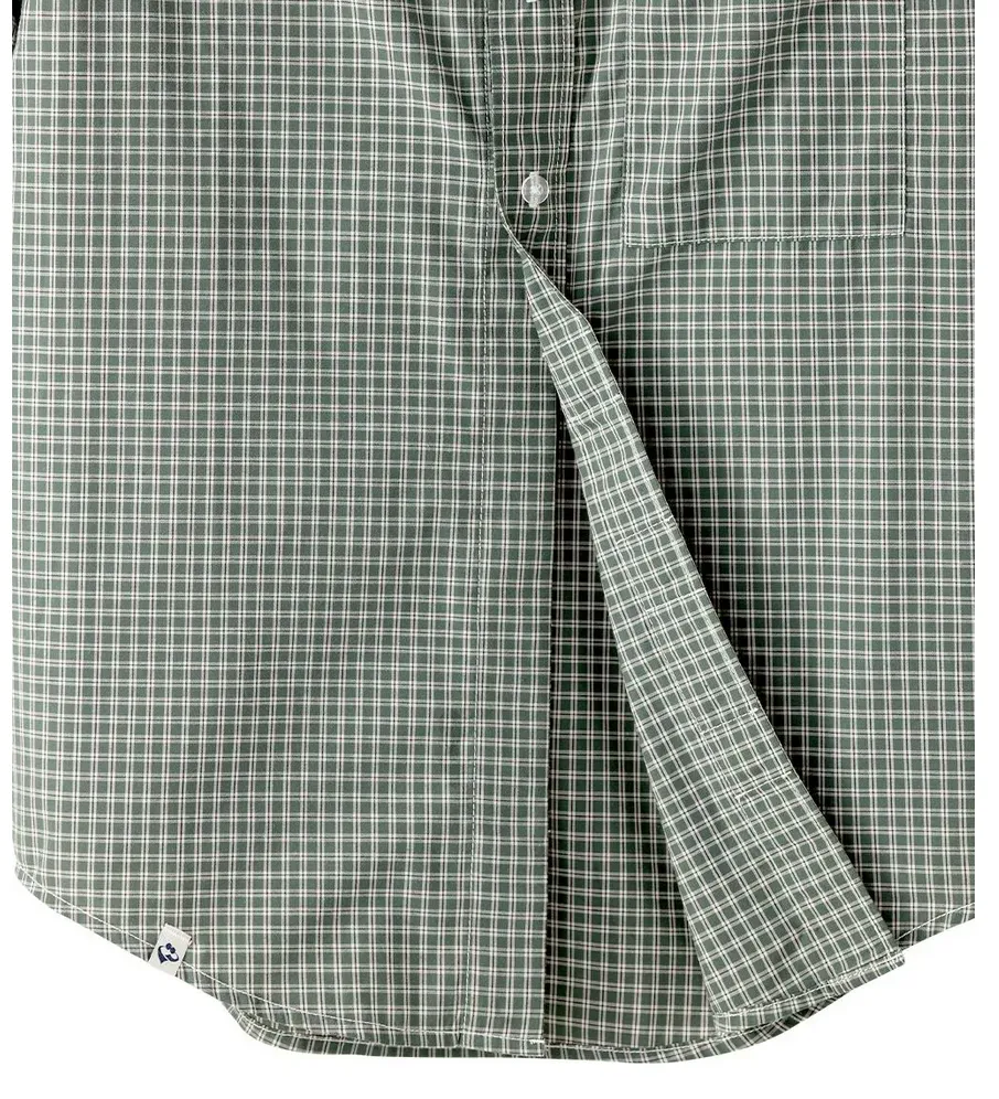 Men's Magnetic Buttons Shirt With Short Sleeves