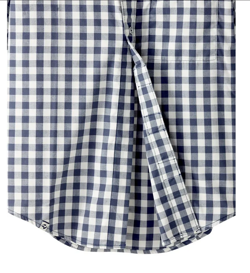 Men's Magnetic Buttons Shirt With Short Sleeves