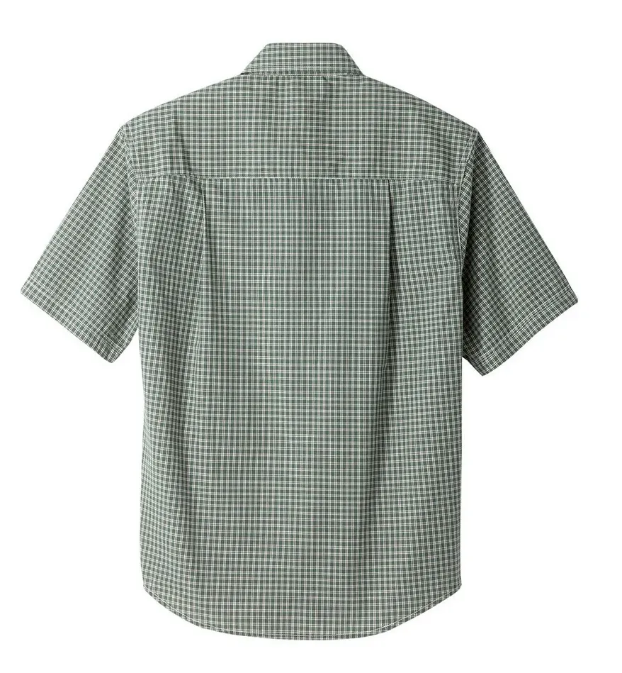 Men's Magnetic Buttons Shirt With Short Sleeves
