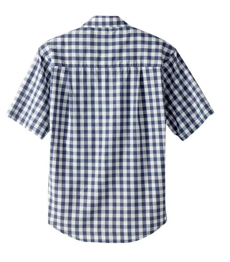 Men's Magnetic Buttons Shirt With Short Sleeves