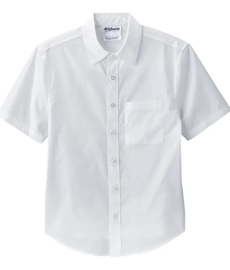 Men's Magnetic Buttons Shirt With Short Sleeves