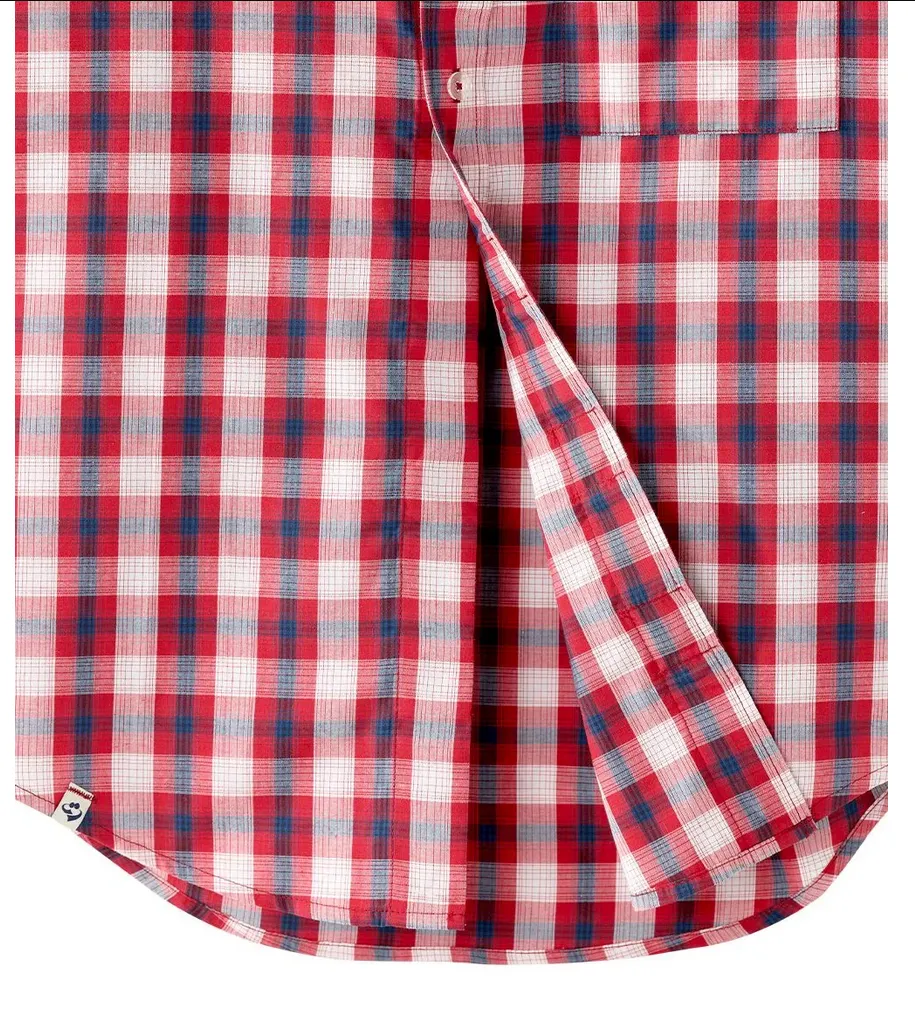 Men's Magnetic Buttons Shirt With Short Sleeves