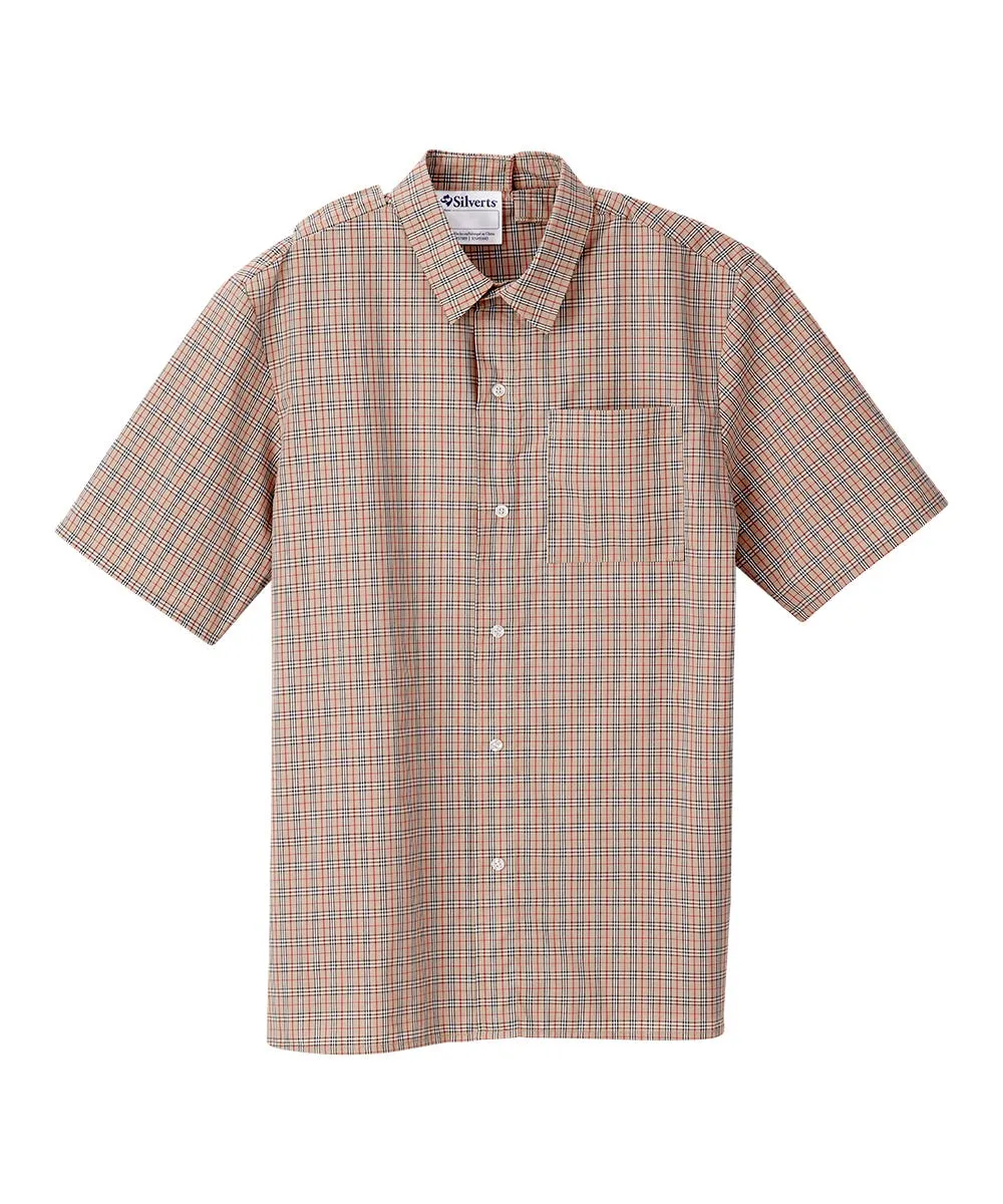 Men's Open Back Classic Short Sleeve Shirt