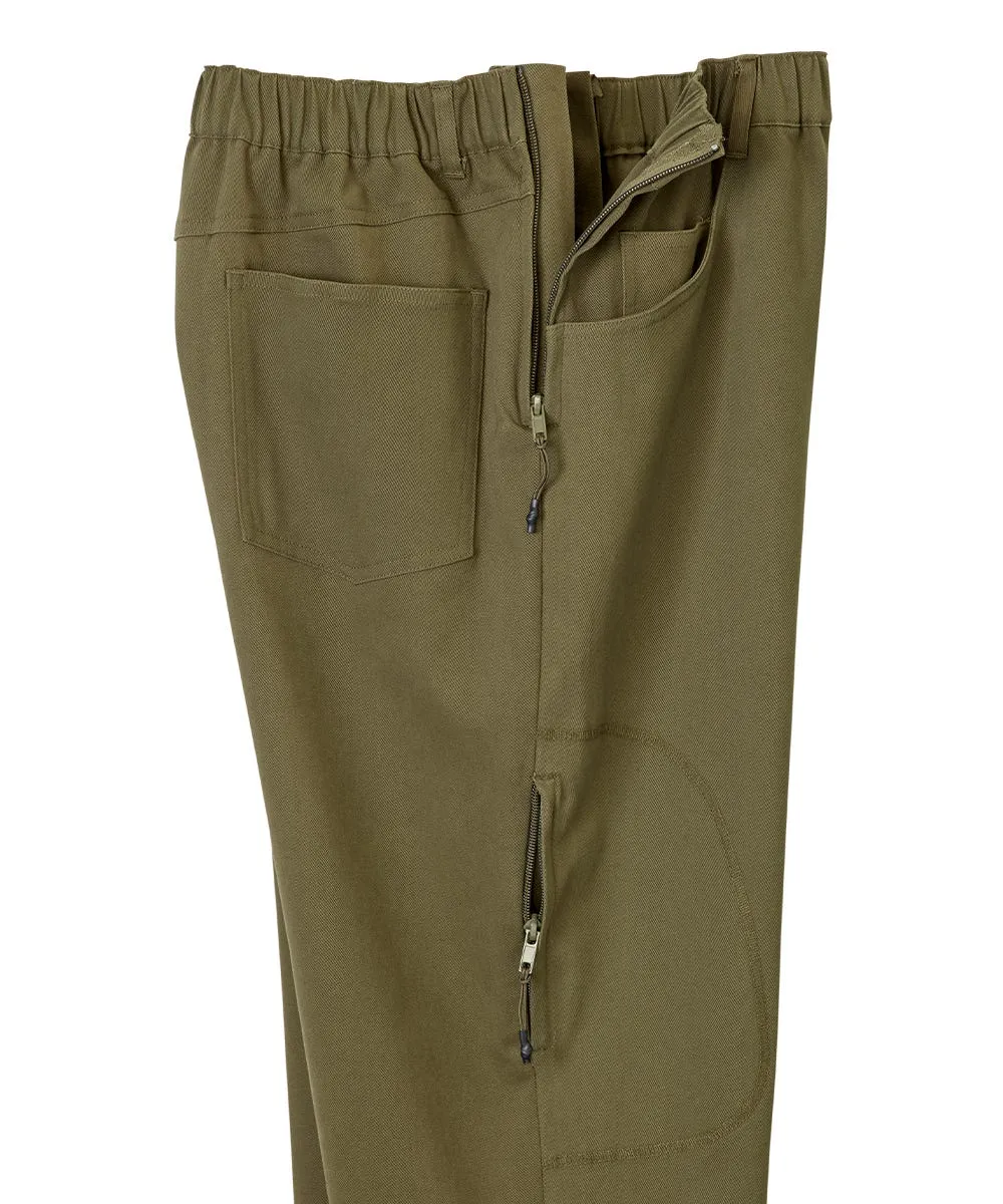 Men's Self Dressing Side Zip Pant - Clearance